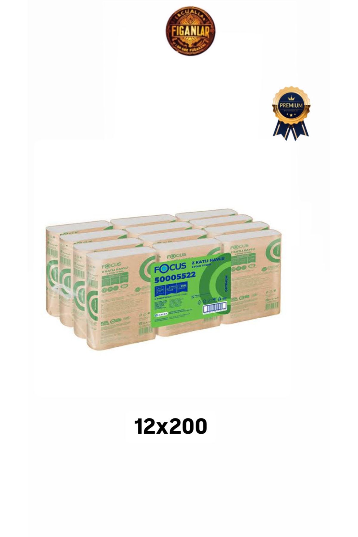 figanlar ambalaj YENİ Optimum Z Katlı Kağıt Havlu 200Lü 12 Paket X2 KOLİ yeni nesil Z katlama peçete