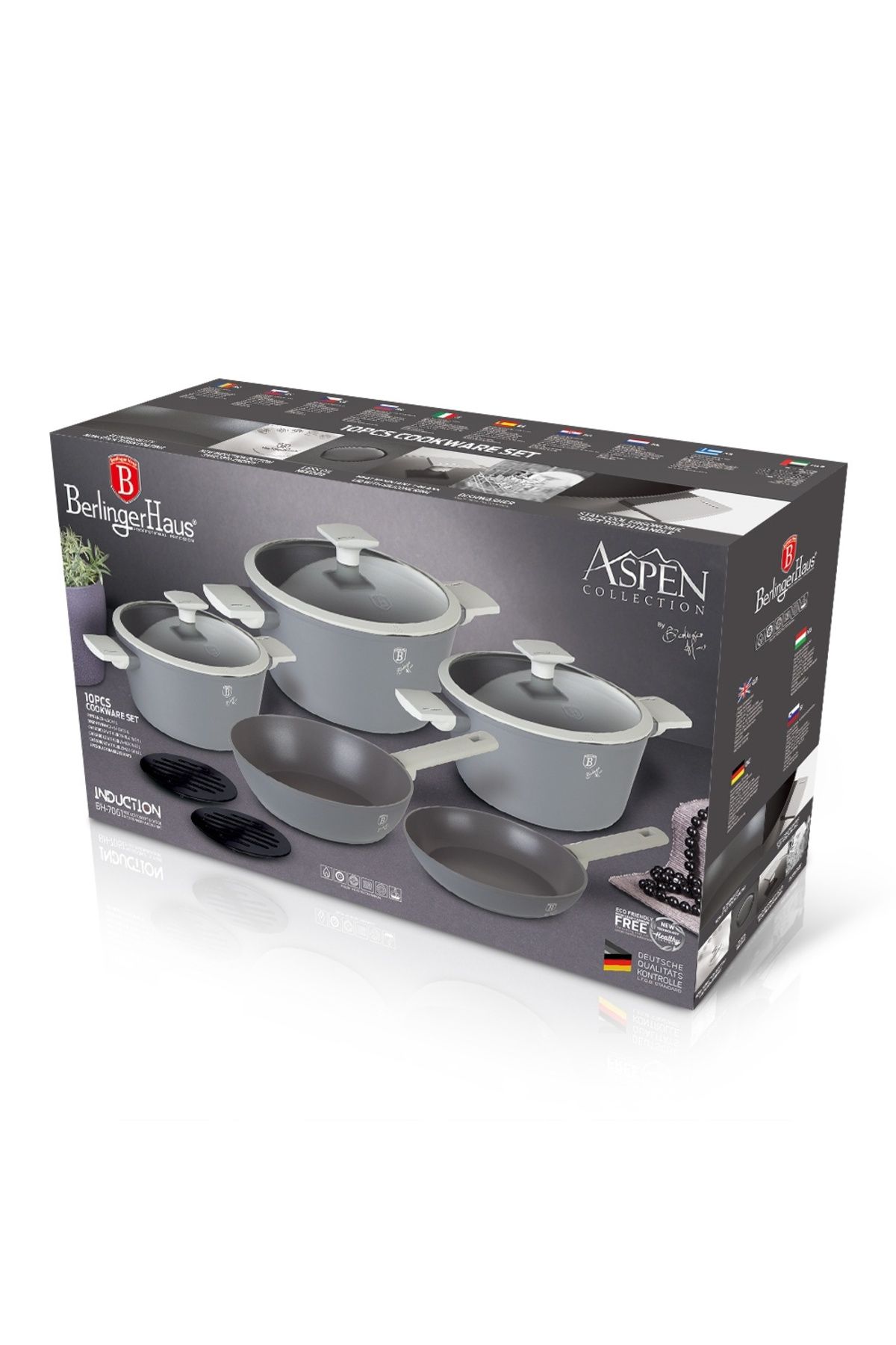 Berlinger Haus-BH 7061 Aspen Collection Cookware 10 Pieces 2