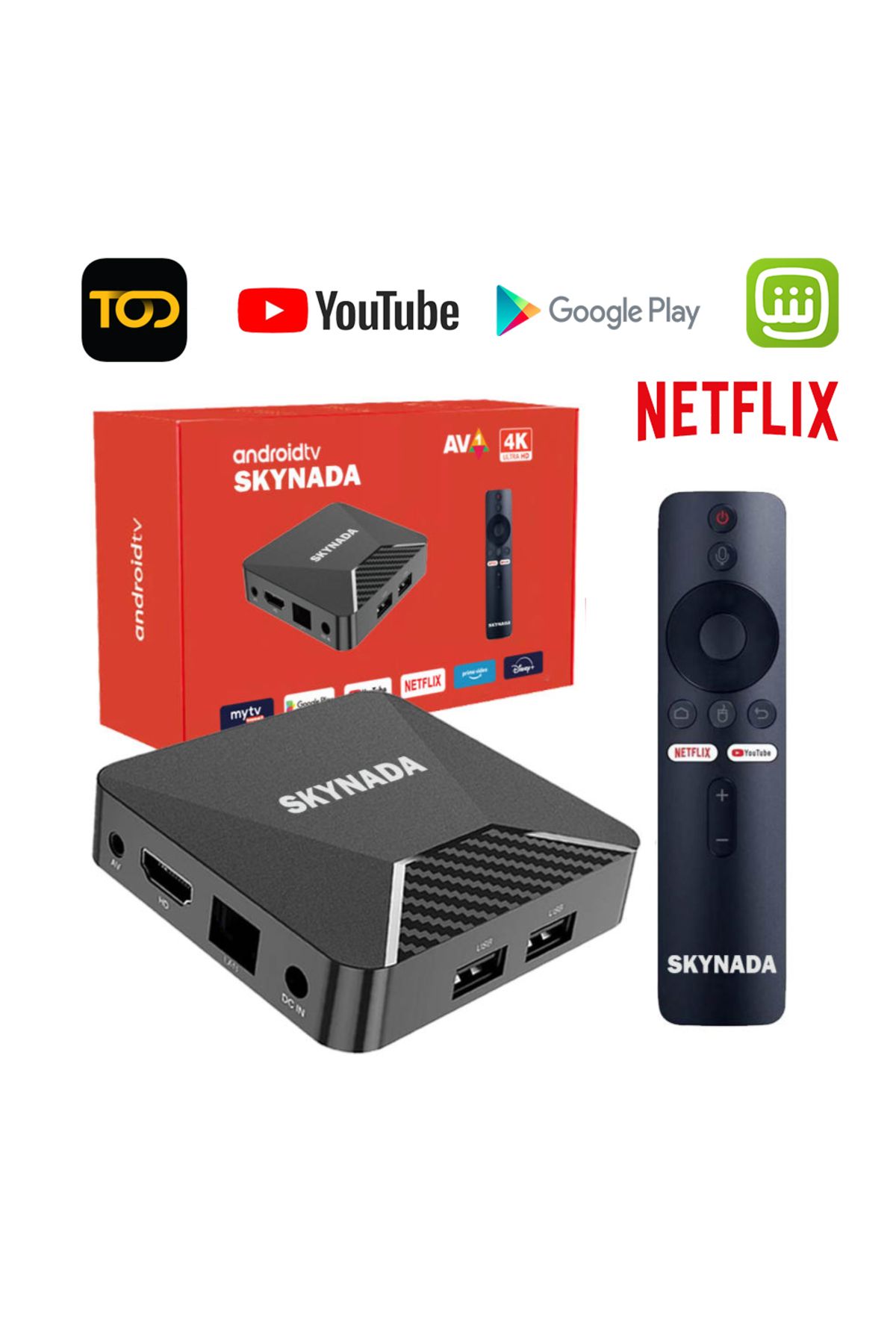 Skynada-Android Tv Box, Free Channels Subscription, 4k, Set Top Box, Ott Box, Android 11, Smart Box 2