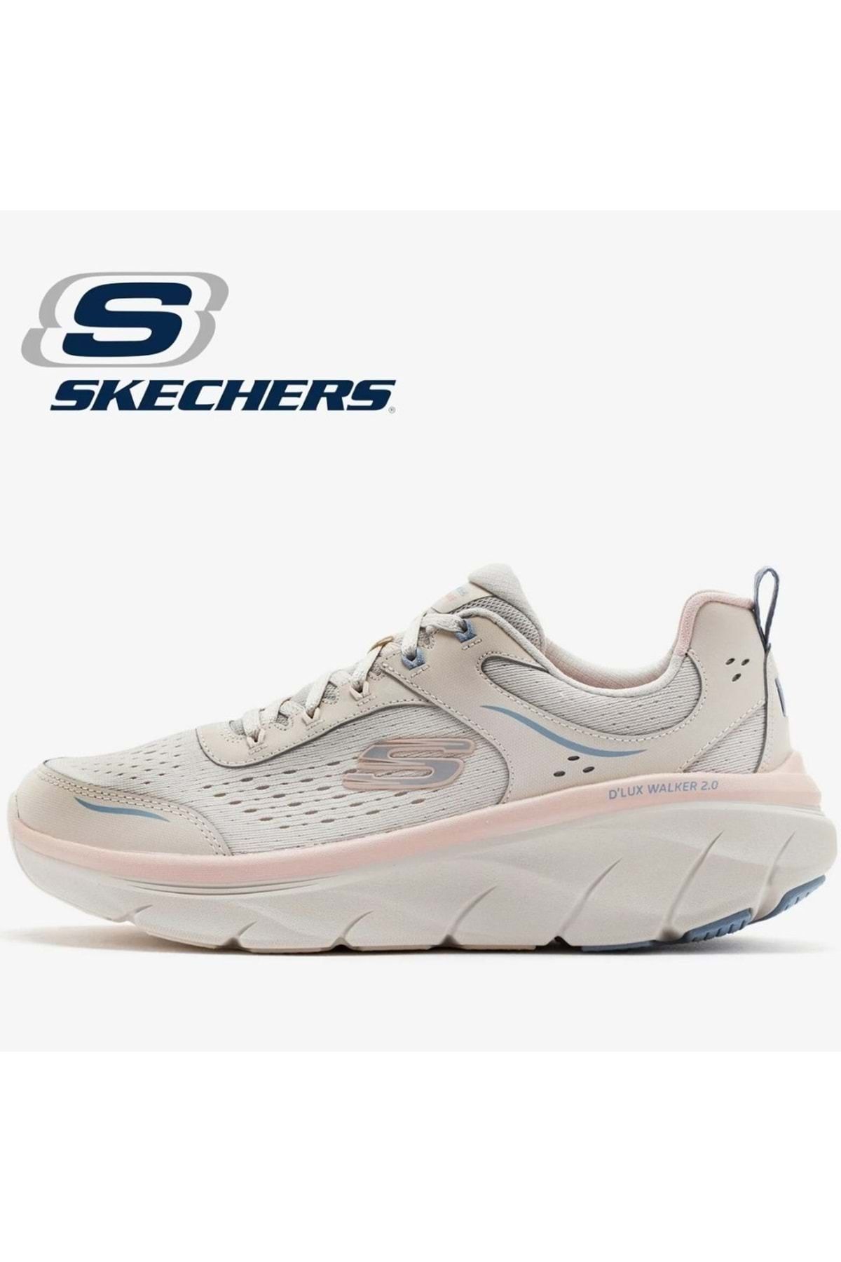 SKECHERS D'lux Walker 2.0 Daisy Doll 150093 Unisex Spor Ayakkabı Bej