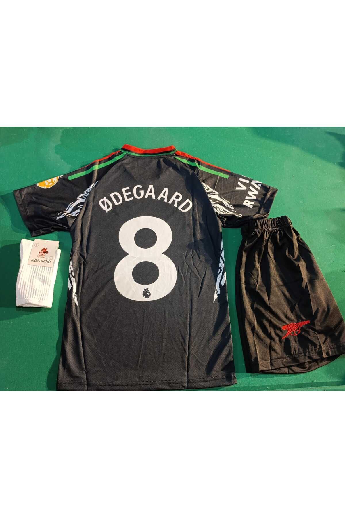 Atlas Global ARSENAL MARTİN ODEGAARD YENİ SEZON ÇOCUK FORMA 3 LÜ SET. FORMA+ŞORT+ÇORAP