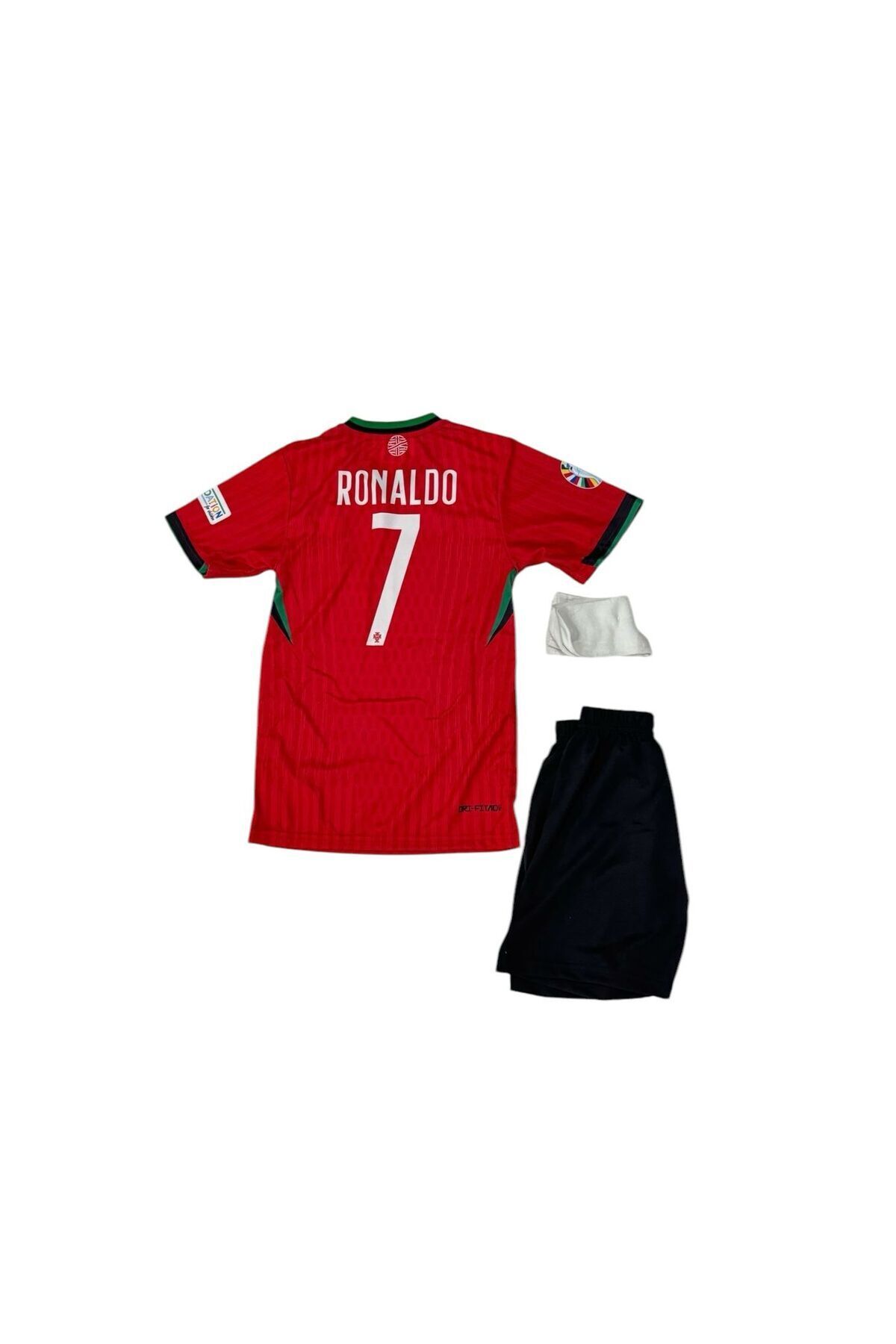 Atlas Global PORTEKİZ MİLLİ TAKIMI C.RONALDO ÇOCUK FUTBOL FORMASI 3 LÜ SET FORMA+ŞORT+ÇORAP