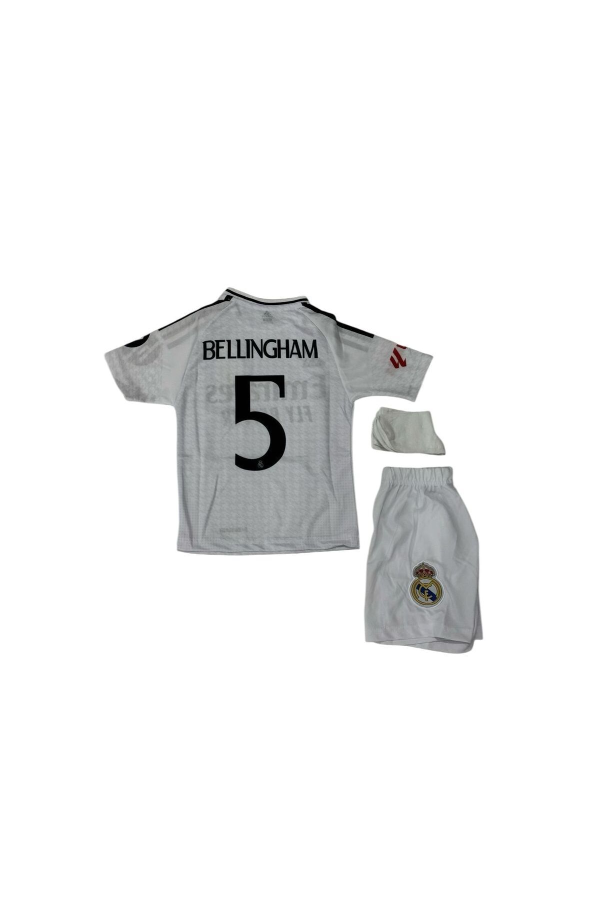 Atlas Global REAL MADRİD JUDE BELLİNGHAM ÇOCUK FUTBOL FORMASI 3 LÜ SET FORMA+ŞORT+ÇORAP