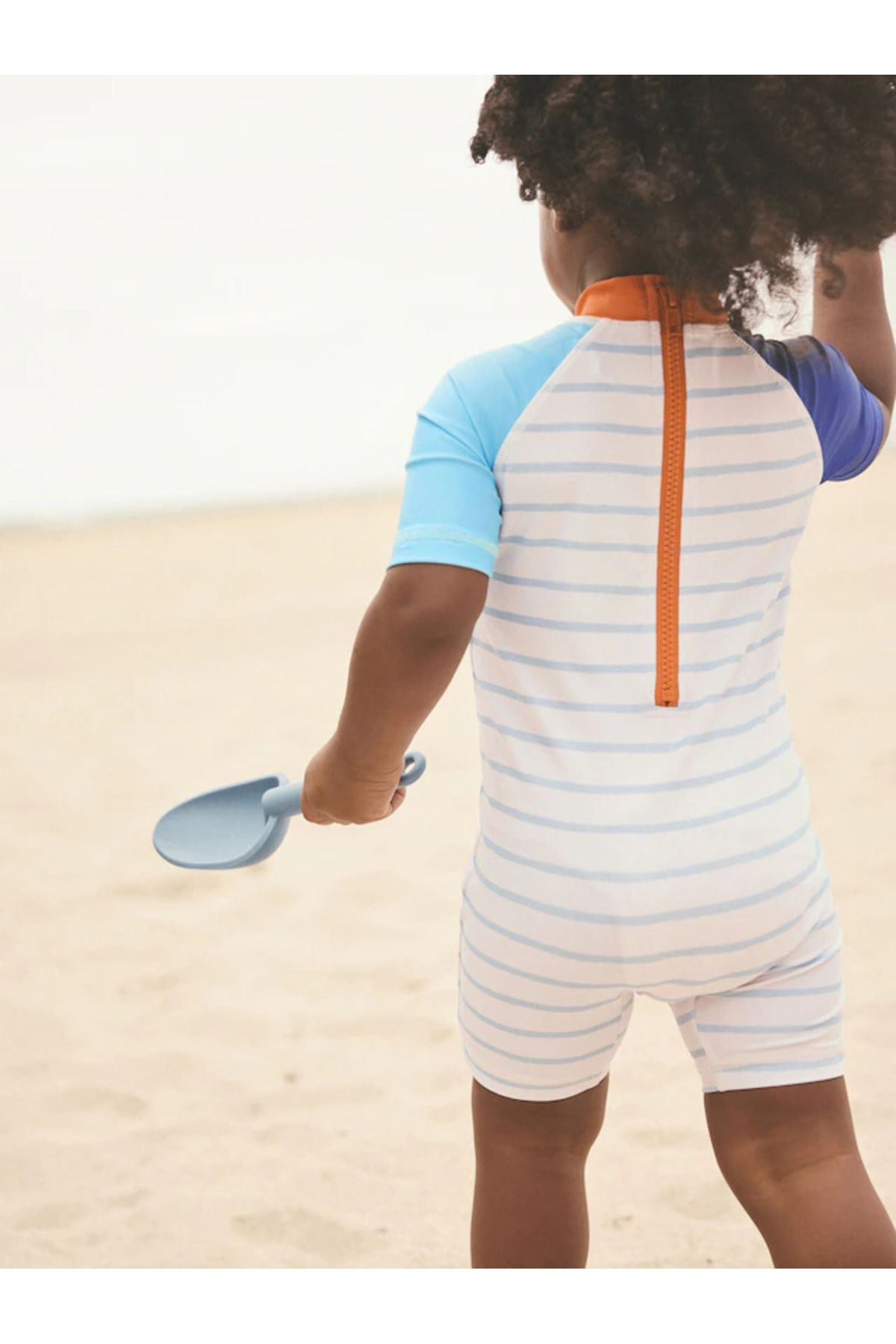 Next Baby-Costum de baie alb oceanic dintr-o bucată UPF50 rezistent la soare ALYE91833 3