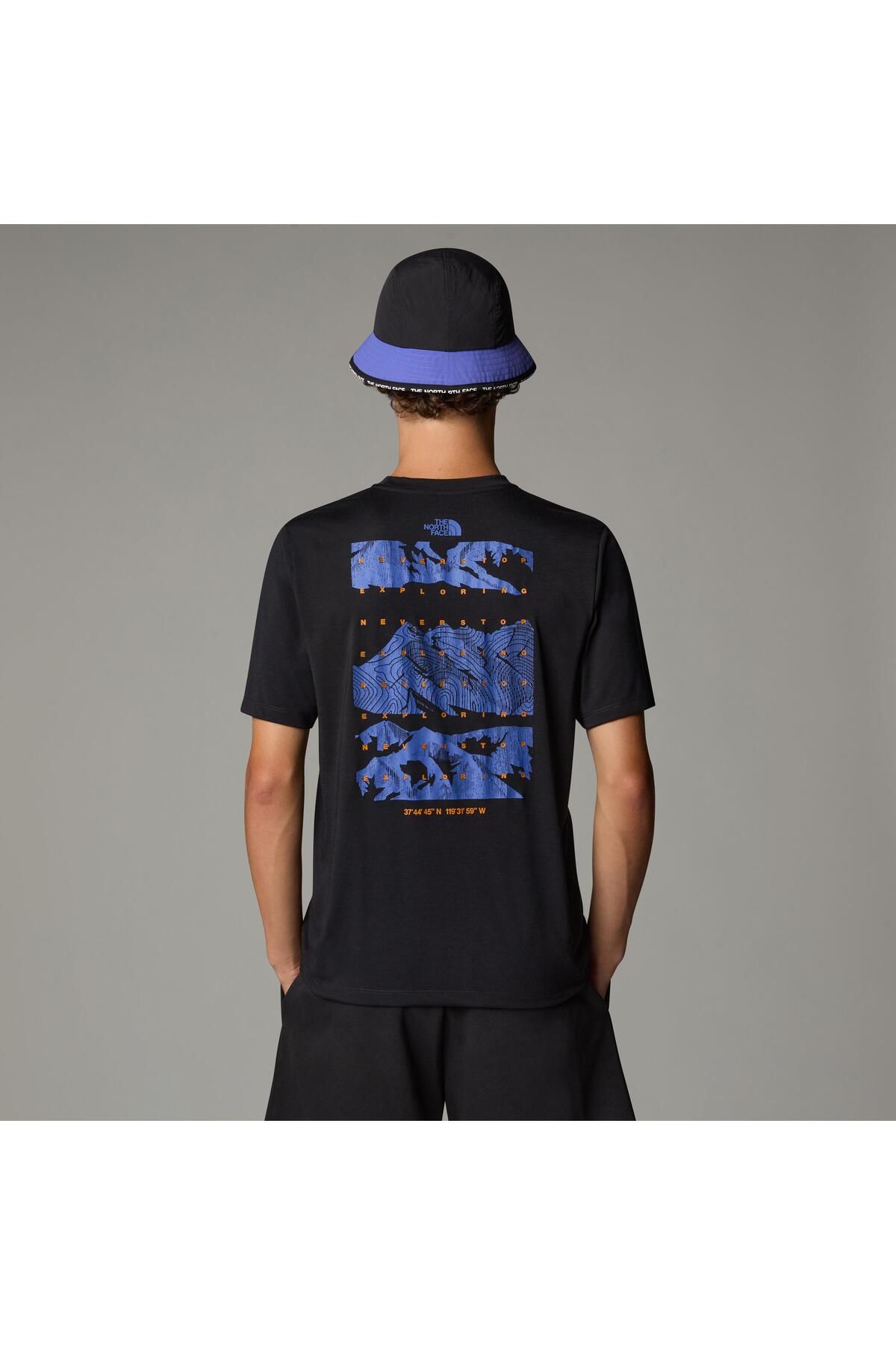 THE NORTH FACE-Ανδρικό μπλουζάκι M Foundation Mountains Faces Tee 2