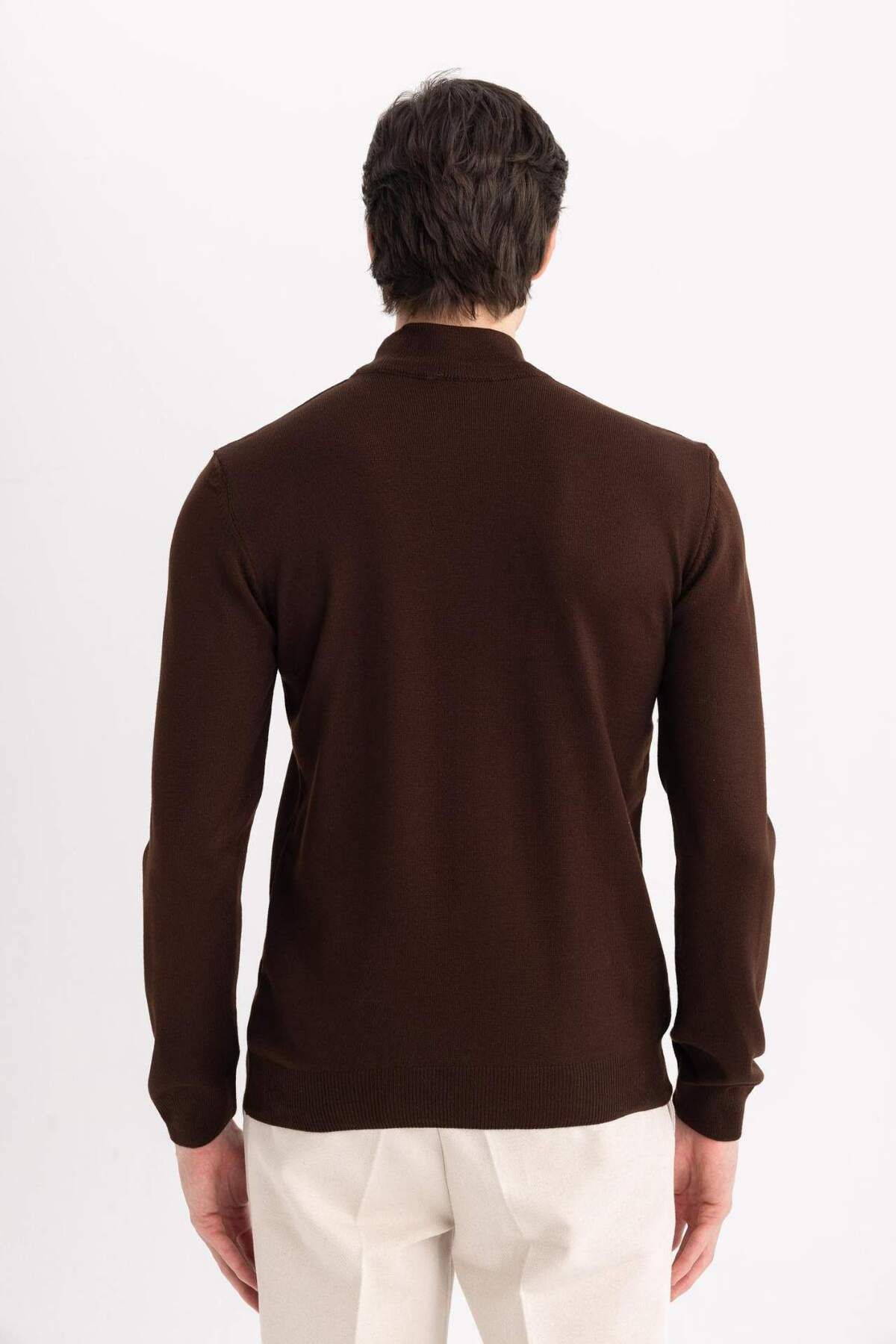 DeFacto-Slim Fit Slim Fit Sweater B7851Axns 6