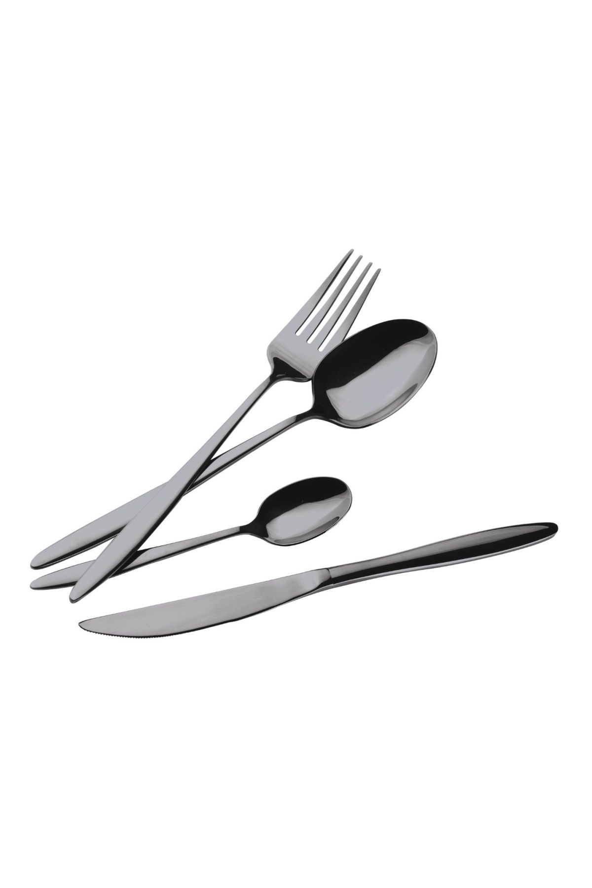 Berlinger Haus Set De Tacâmuri 24 Piese, 6 Persoane, Oglindă Neagră Bh 3063 - One Size