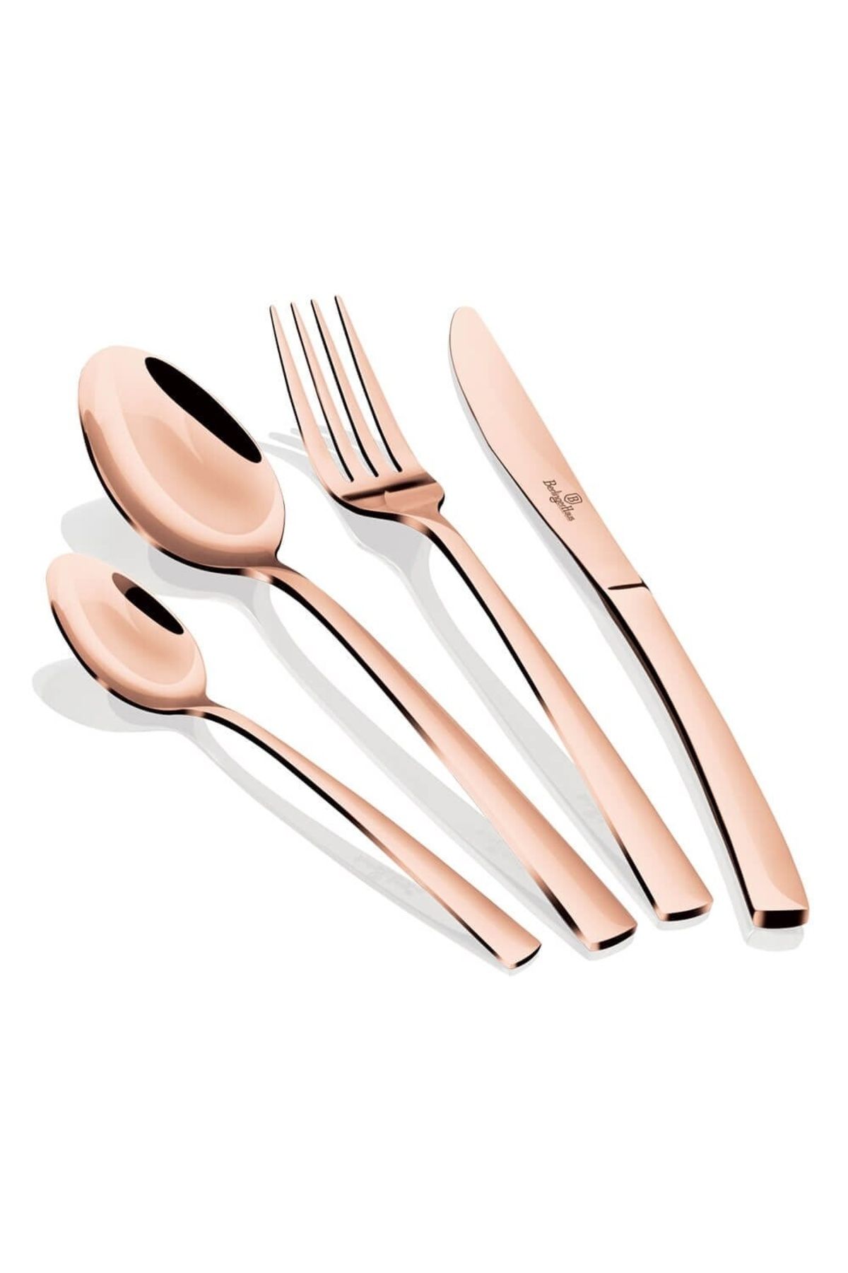 Berlinger Haus-Set de tacâmuri 16 piese, 4 persoane, Berlinger Haus Rose Gold, aur roz strălucitor, BH 2638 1