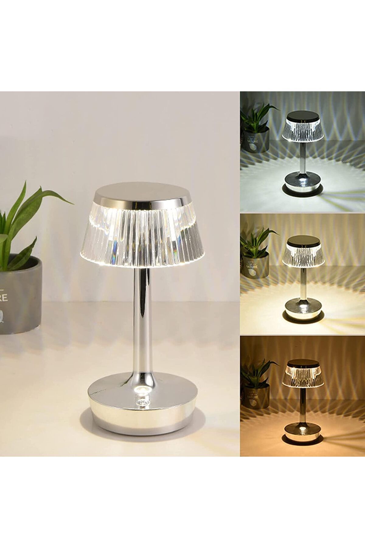 Generic-Modern Table Lamp Lighting 2W Style Dimmable Touch Switch LED Desk Lamp 8