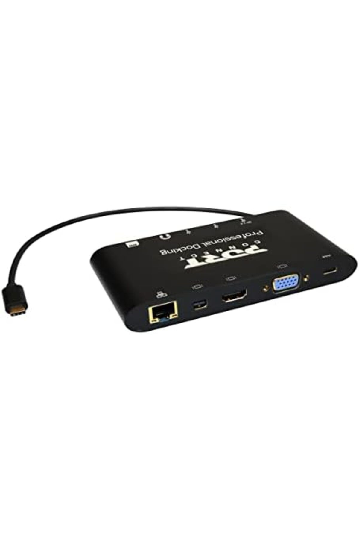 PORT DESIGNS-Port Type-C Travel Docking Station with Power Delivery. 4K SINGLE Video Display Out Via VGA-DisplayP 3