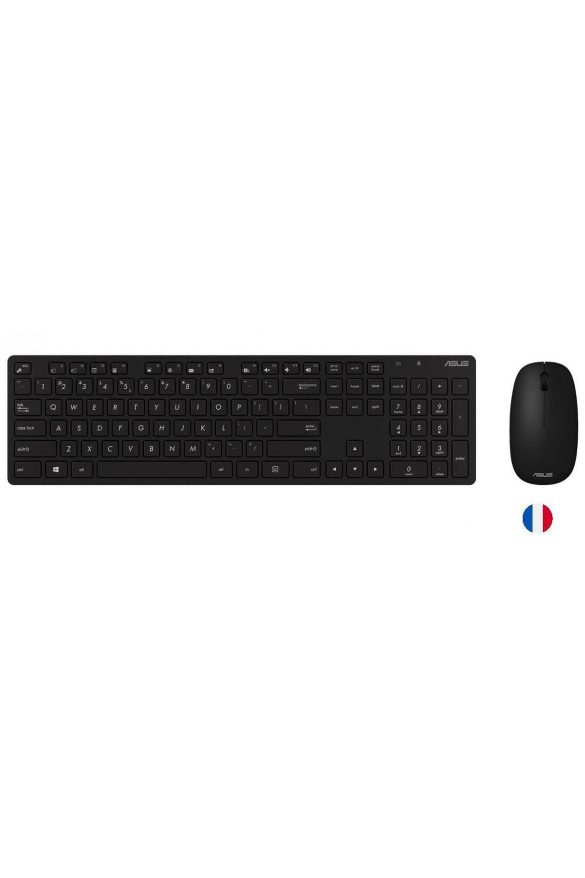 Vobotek Teknoloji W5000 Fransızca Kablsouz Klavye-Mouse Set Siyah (W5000-France-Syh)