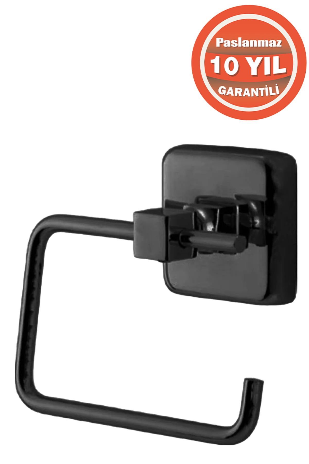 ÇELİK BANYO Paslanmaz Pirinç Mat Siyah Kumru Açık Tuvalet Kağıtlığı