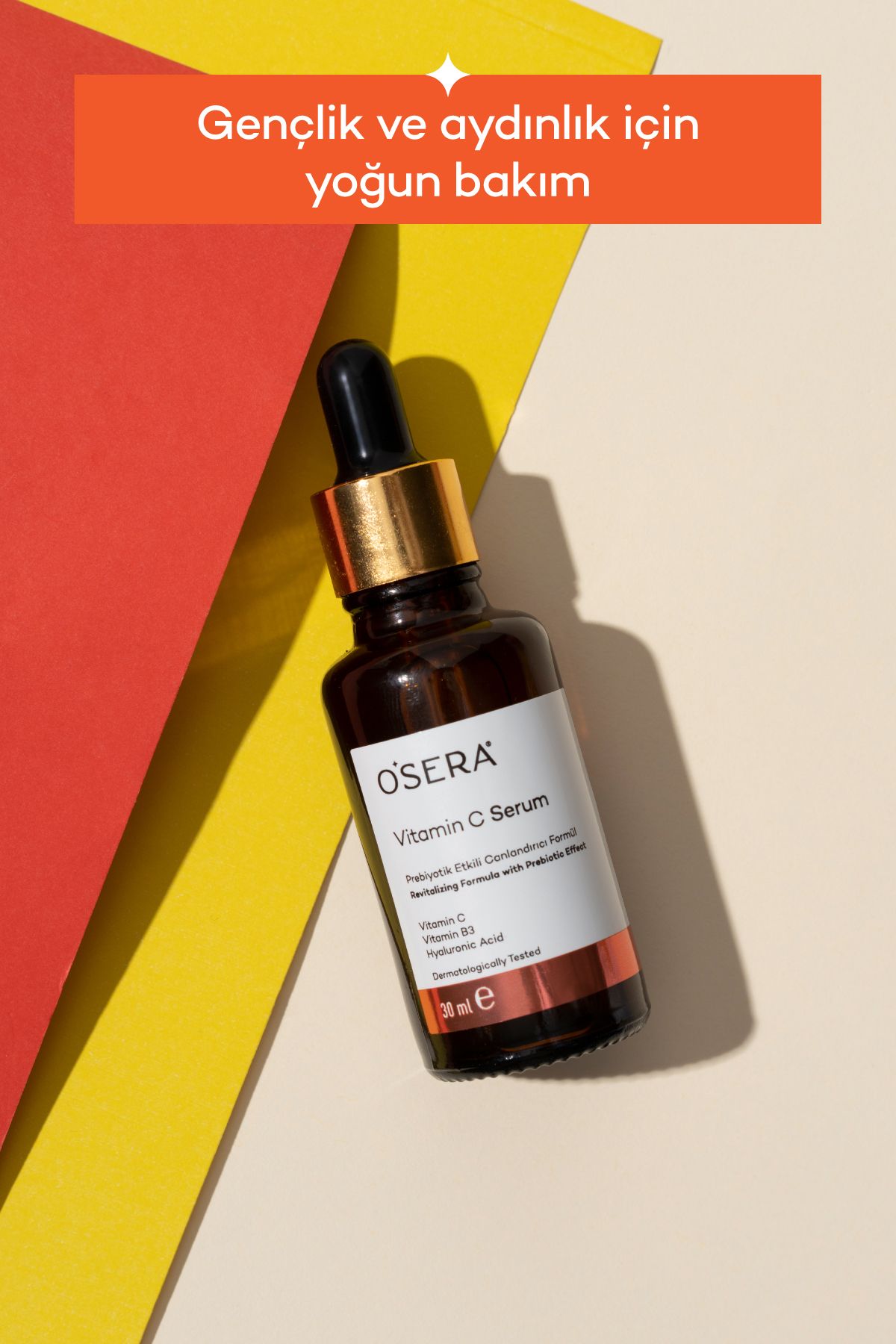 OSERA-Vitamin C Revitalizing Serum with Prebiotic Effect 30ml 4