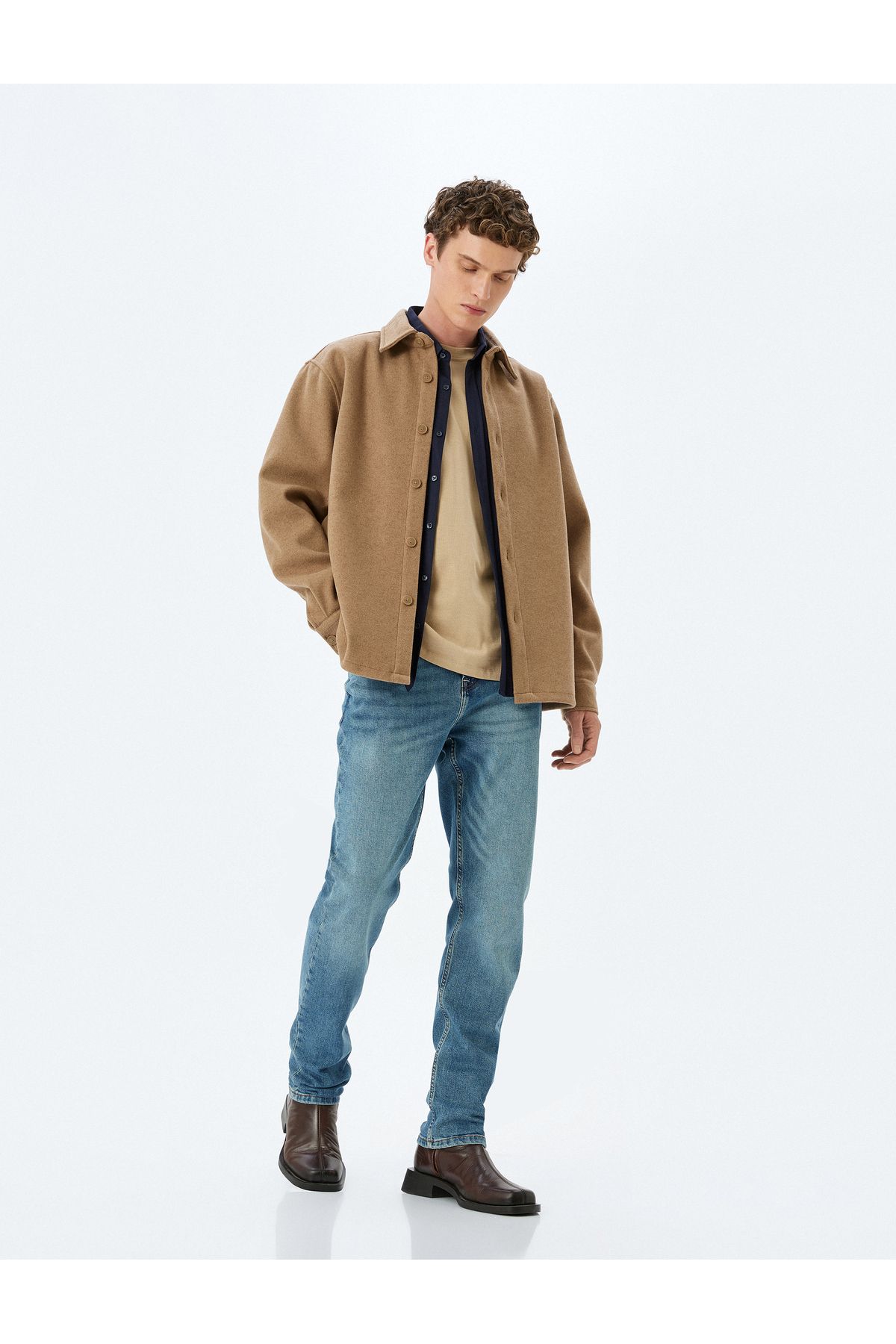 Koton Yeni Sezon Slim Fit Kot Pantolon - Brad Jean
