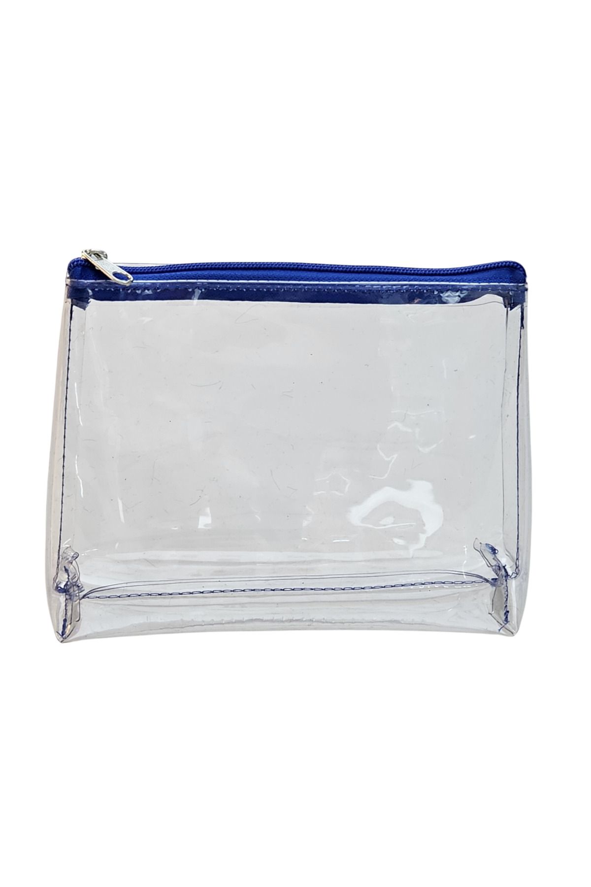 Mila-Series Mk1S-00002 Transparent Travel, Makeup Organizing Handbag - Navy Blue 1