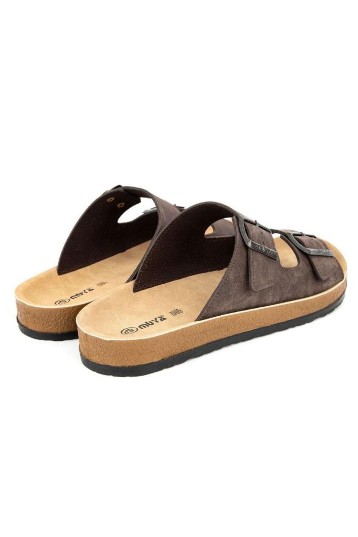 دمپایی چند رنگ مردانه ارتوپدیکس آلن آناتومیک Double Buckle 31330 Muya