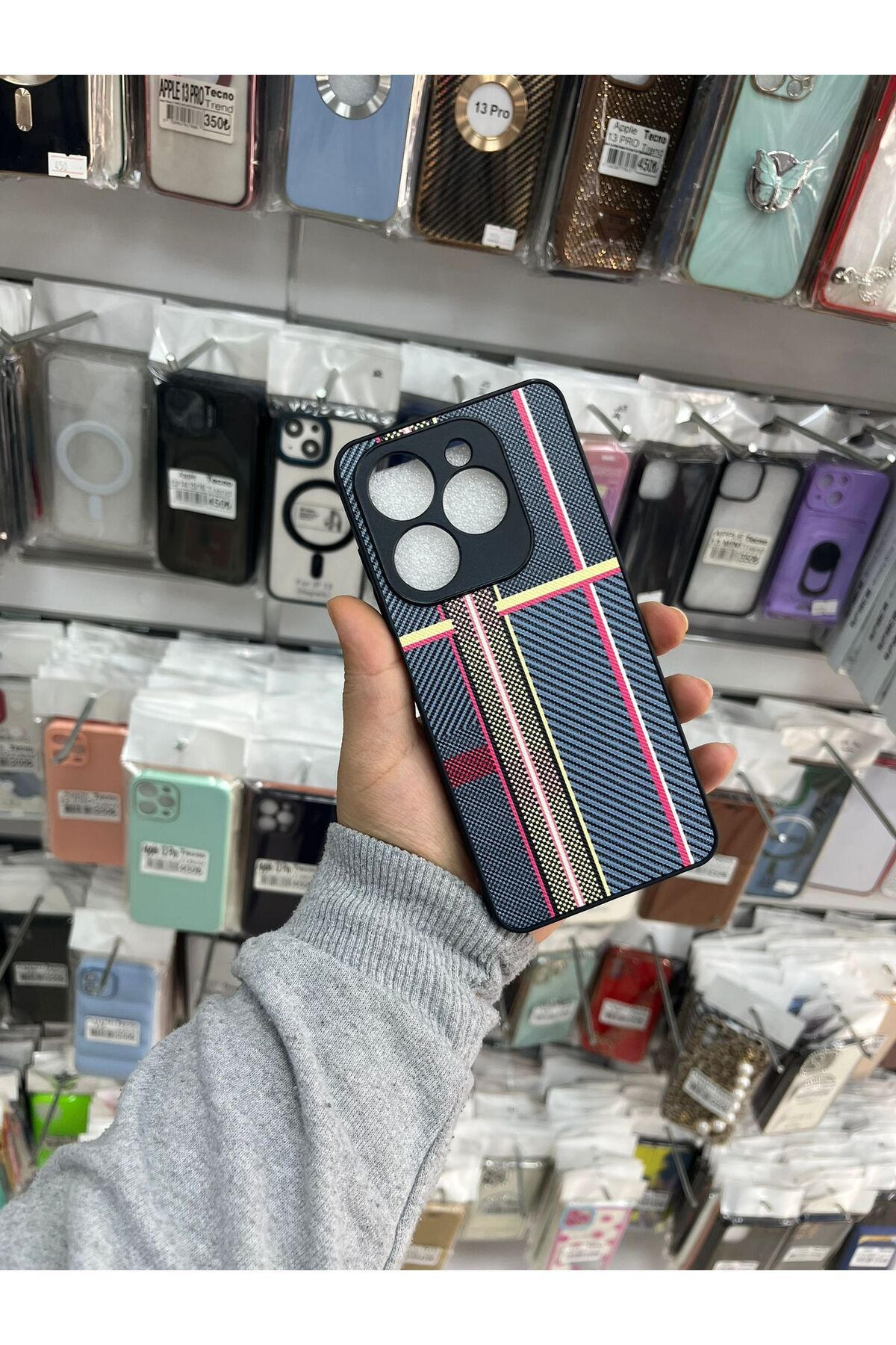 TECNOTREND İnfinixs Hot 40İ Premium Karbon Silikon Kılıf