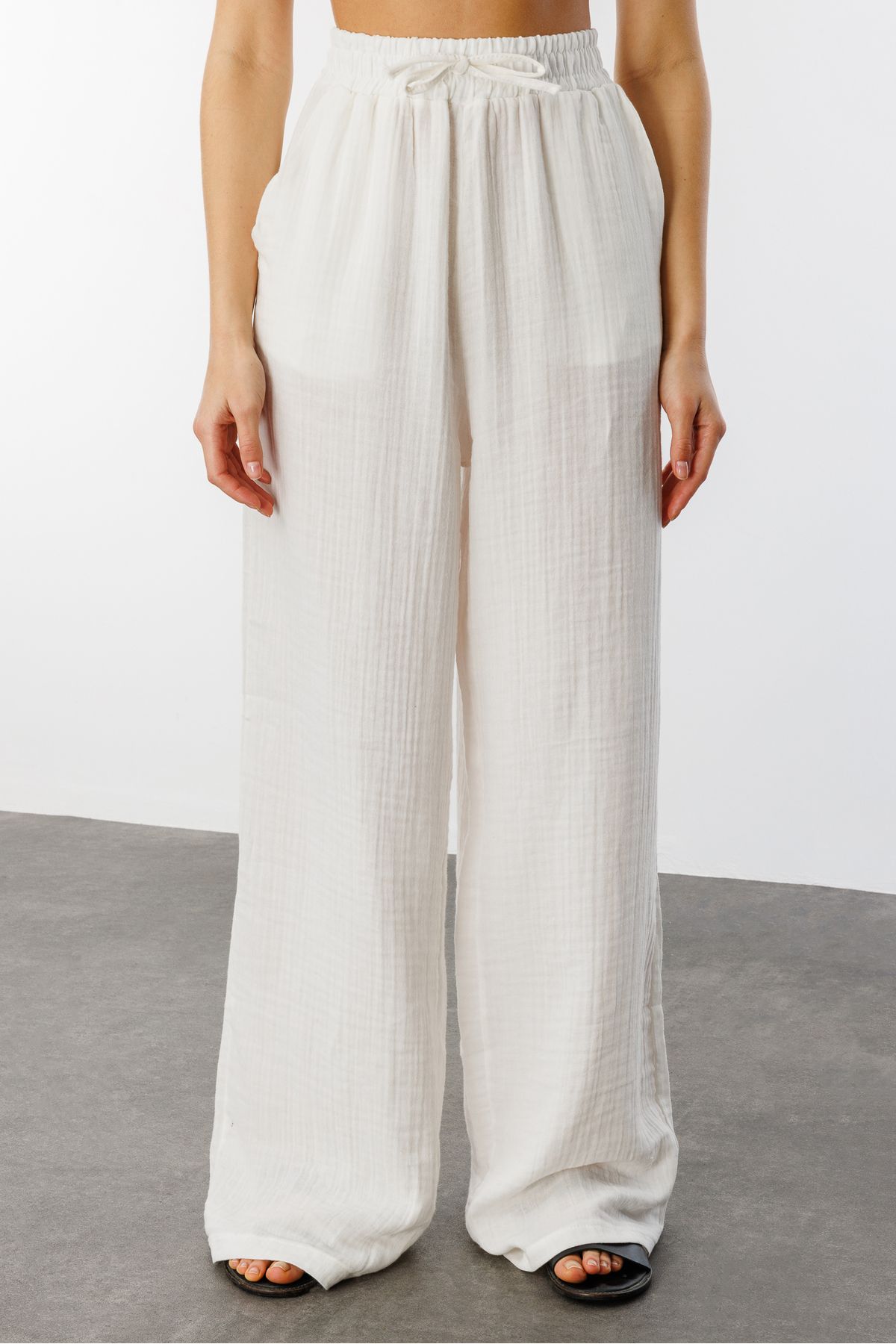 GENIUS STORE-Muslin Palazzo Women's Trousers Muslin-Pants 2