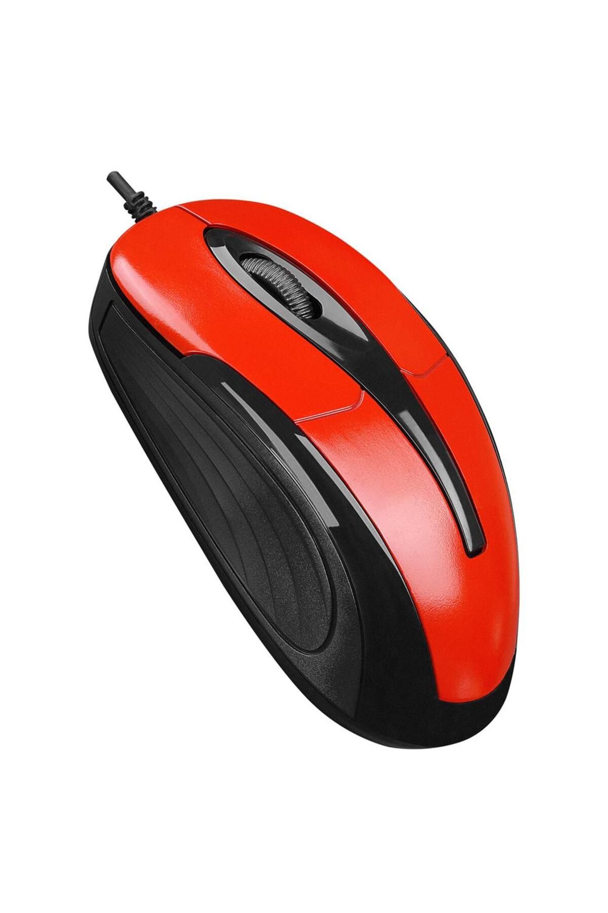 Vobotek Teknoloji SM-800 Usb Siyah-Kırmızı Mouse