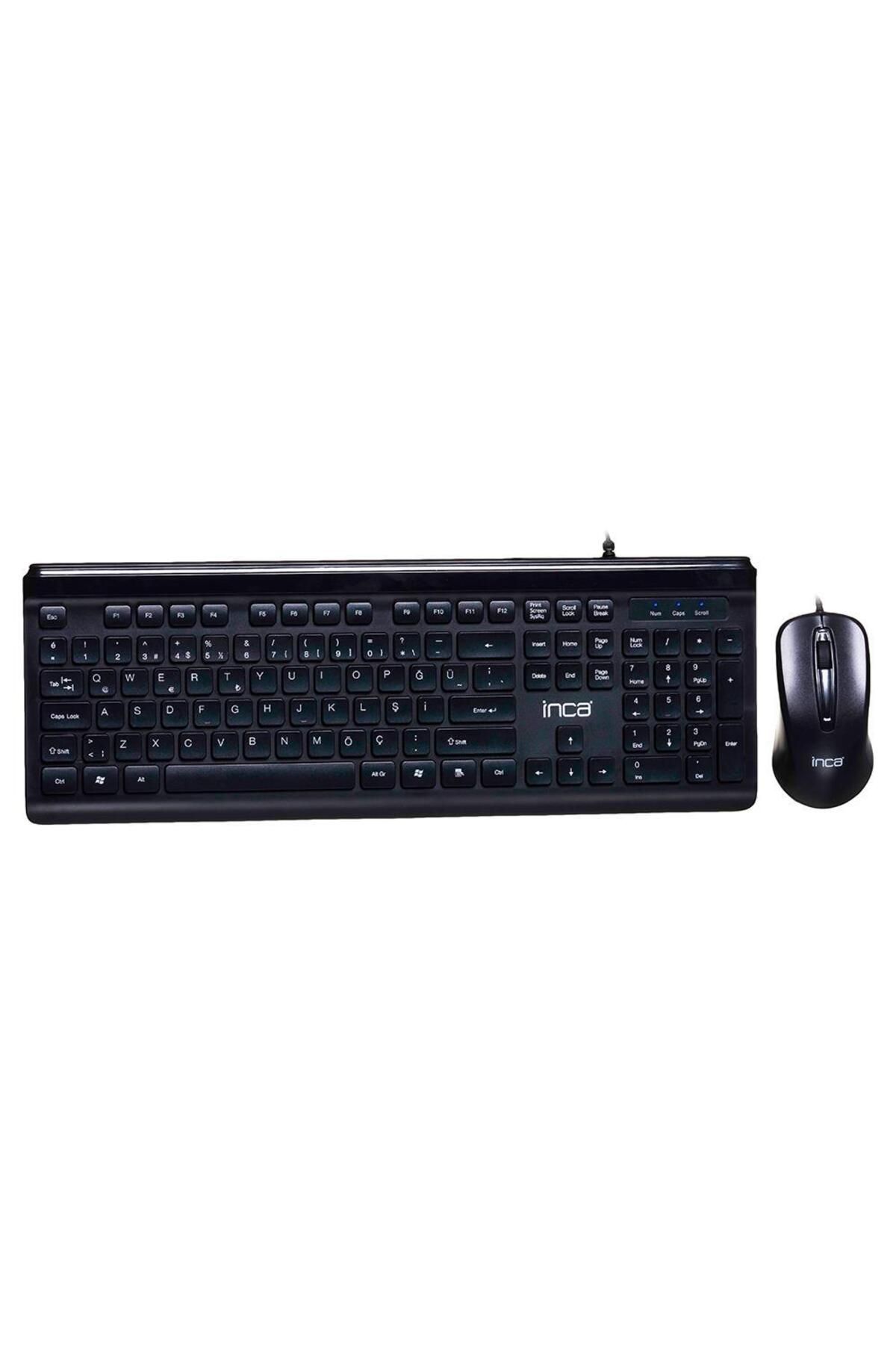 Vobotek Teknoloji Inca Imk-377 Wired Slim Chocolate Dizayn Q Klavye& Mouse Set