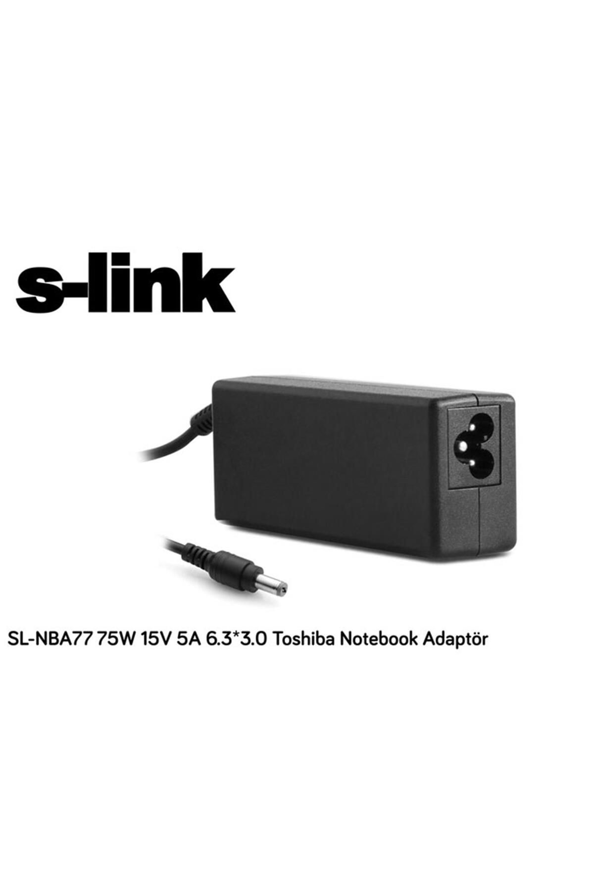 Vobotek Teknoloji S-link SL-NBA77 75w 15v 5a 6.3-3.0 Notebook Adaptörü
