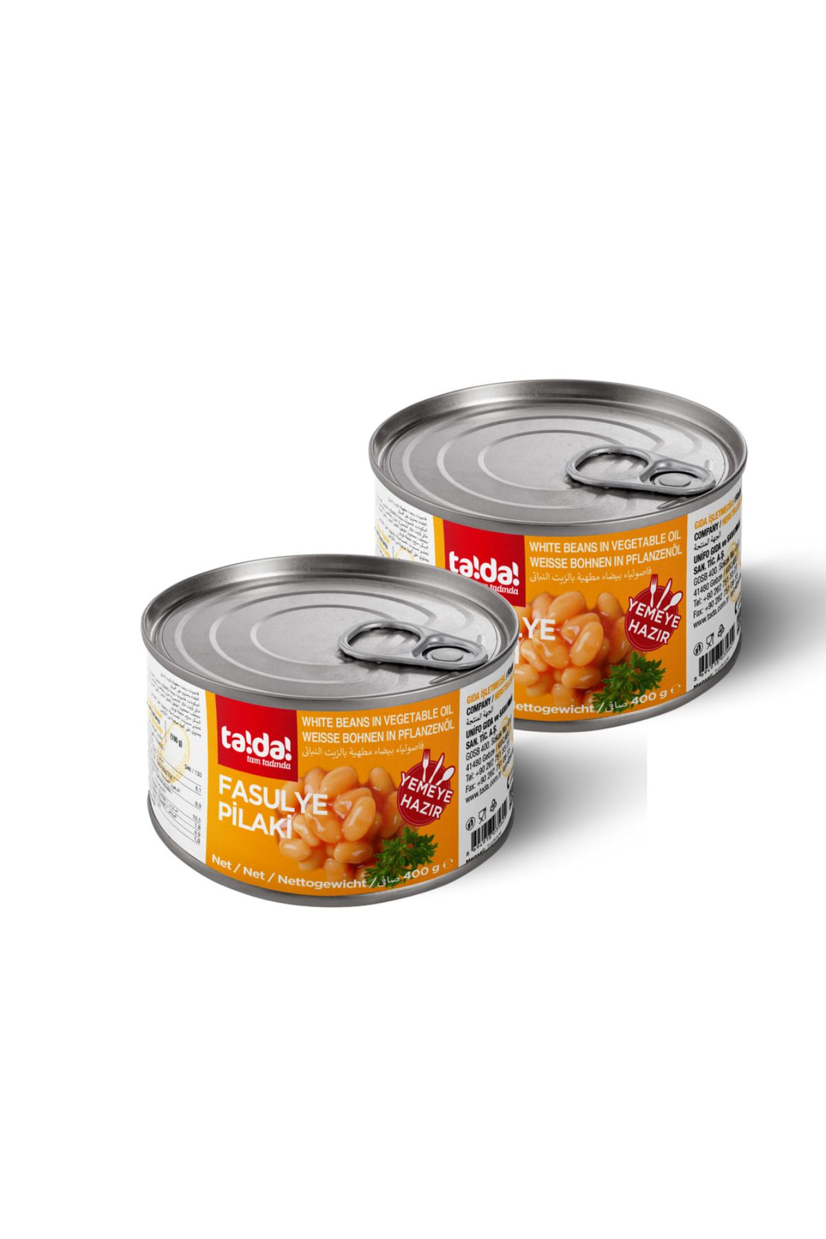 Tada Fasulye Pilaki 200 Gr (2 Adet)