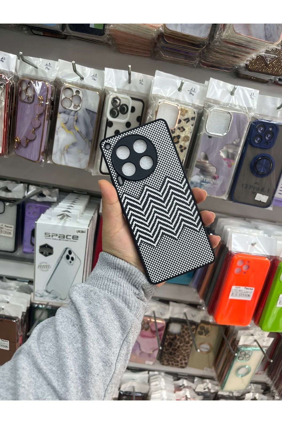 TECNOTREND Tecno Camon 30 Premium Karbon Silikon Kılıf