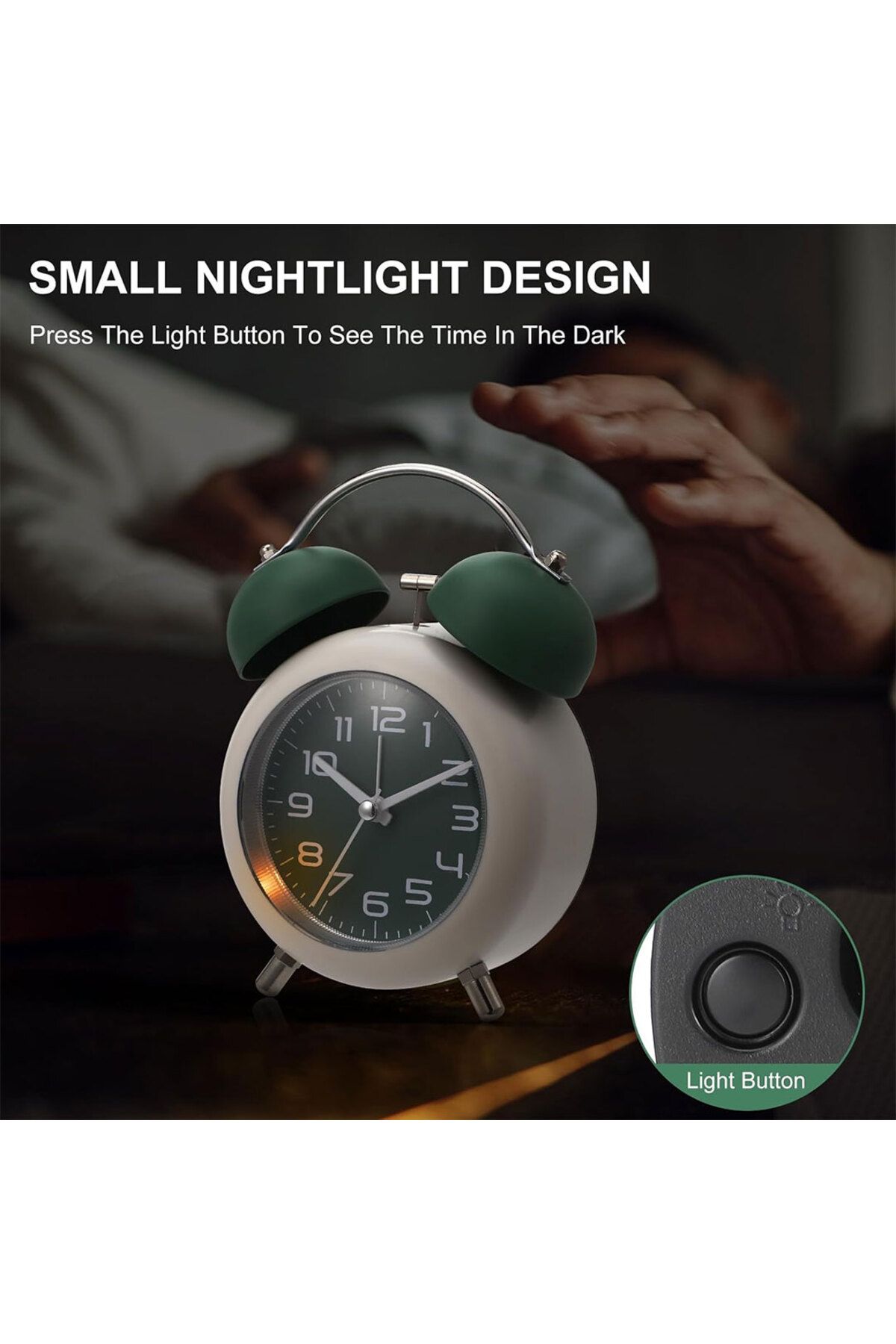 Generic-Alarm analog clock K-012V 2