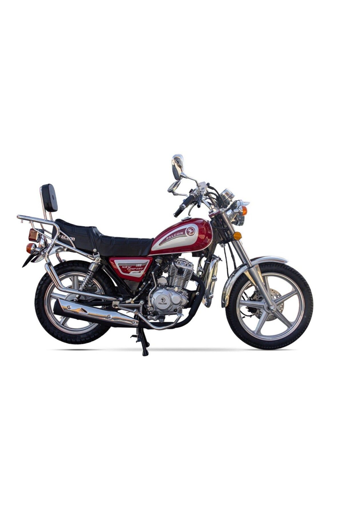 Falcon New Comfort 185 Touring Motosiklet Kırmızı