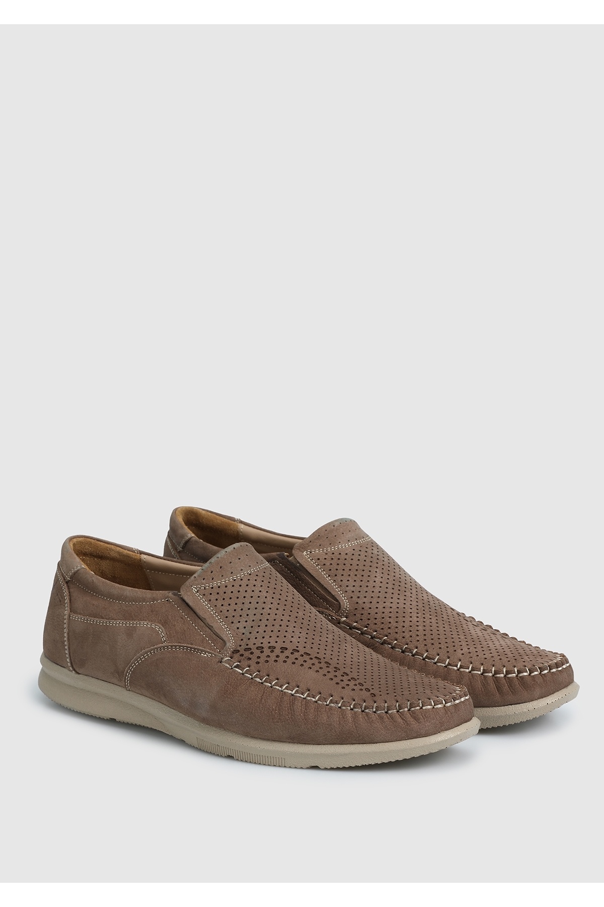 Eclipse-Men's Sand Leather Shoes 2