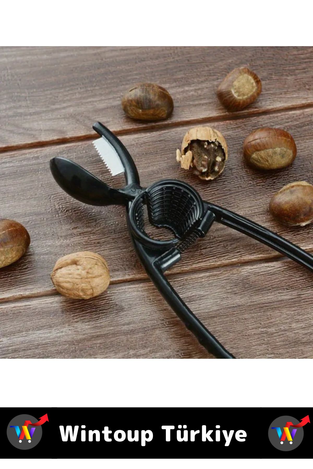 Wintoup-Premium High Quality Ergonomic Handle Chestnut Scraper Walnut Cracker 2 in 1 3