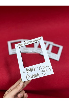 HAYALHANE AHŞAP HOME DECORATION & DESIGN Bebek Uyuyor Lütfen Zile Basmayın Ah...