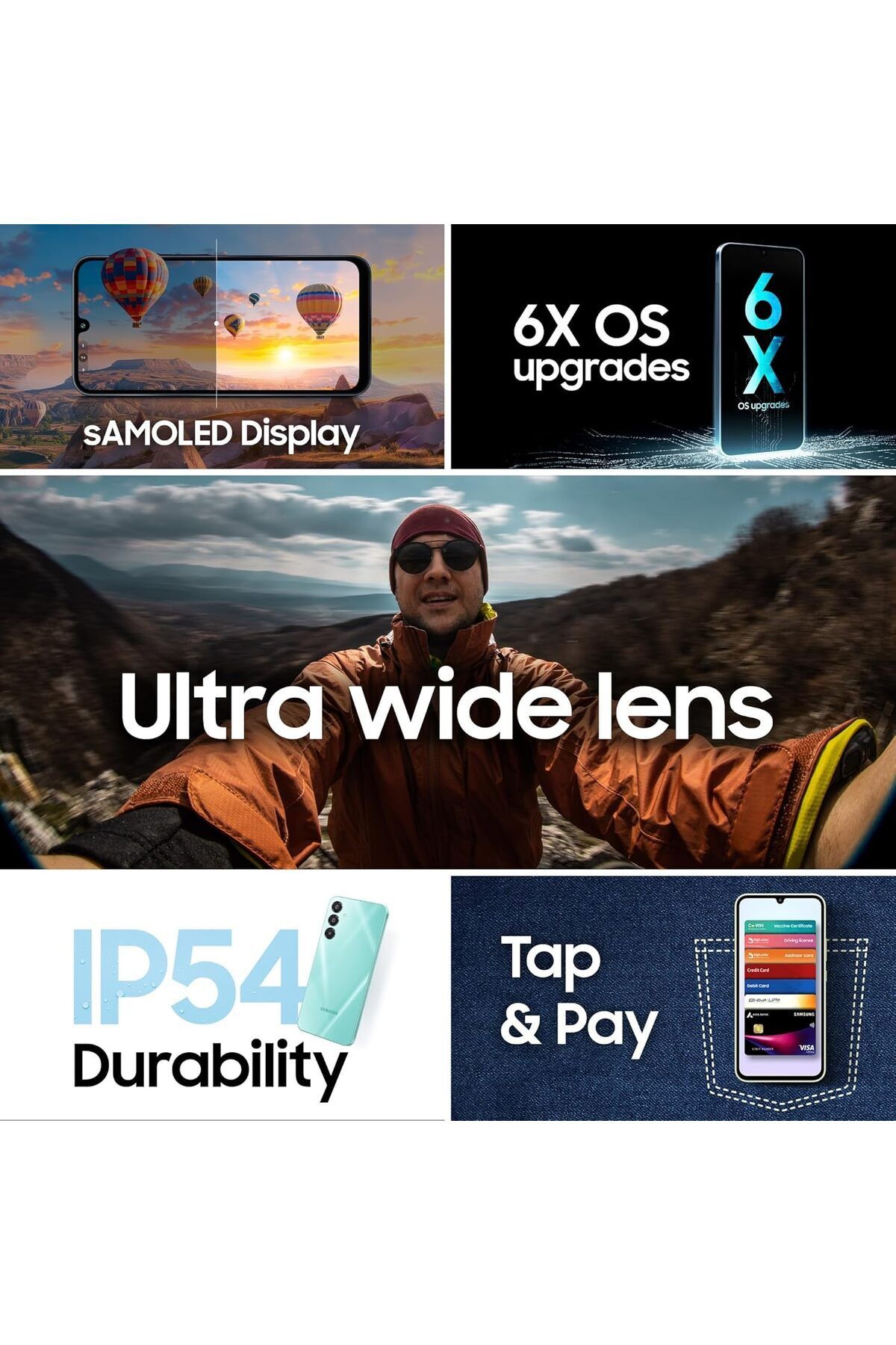 Samsung-جالكسي A16 5G (أسود، 8 جيجابايت رام، 128 جيجابايت تخزين) 2