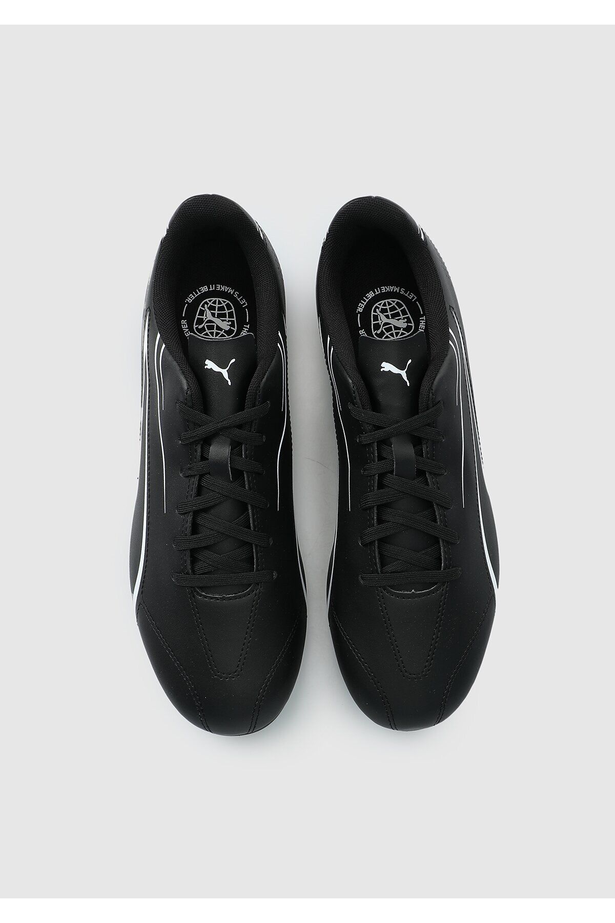 کفش چمن مصنوعی داخلی مشکی مردانه Vitoria FG Ag Crampon Puma