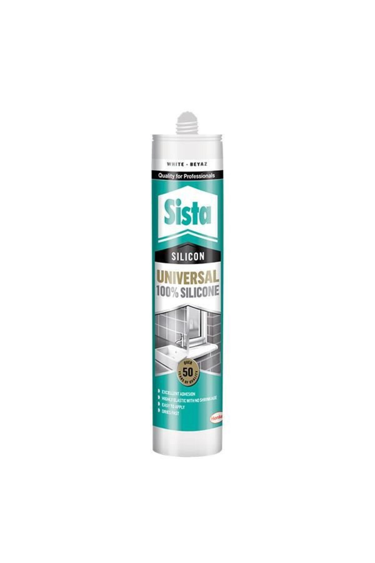 NEZADE STORE Sista Üniversal Beyaz Silikon 280 ml