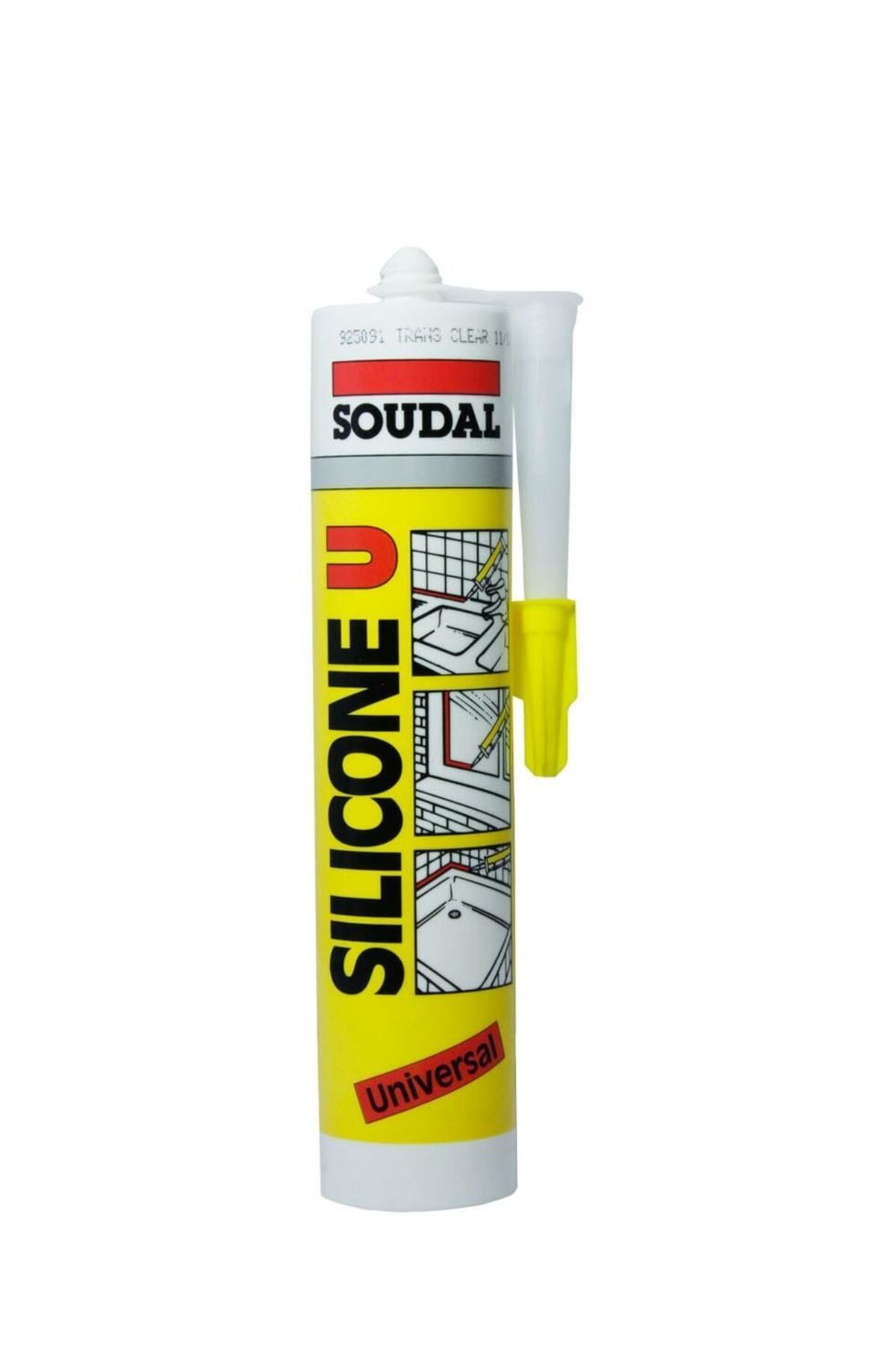 NEZADE STORE Soudal Silikon Beyaz 280 gr
