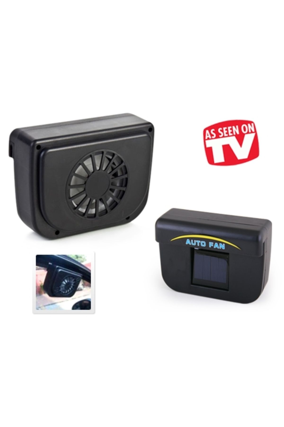 feifei Auto Fan Güneş Enerjisiyle Çalışan Araç İçi Soğutucu