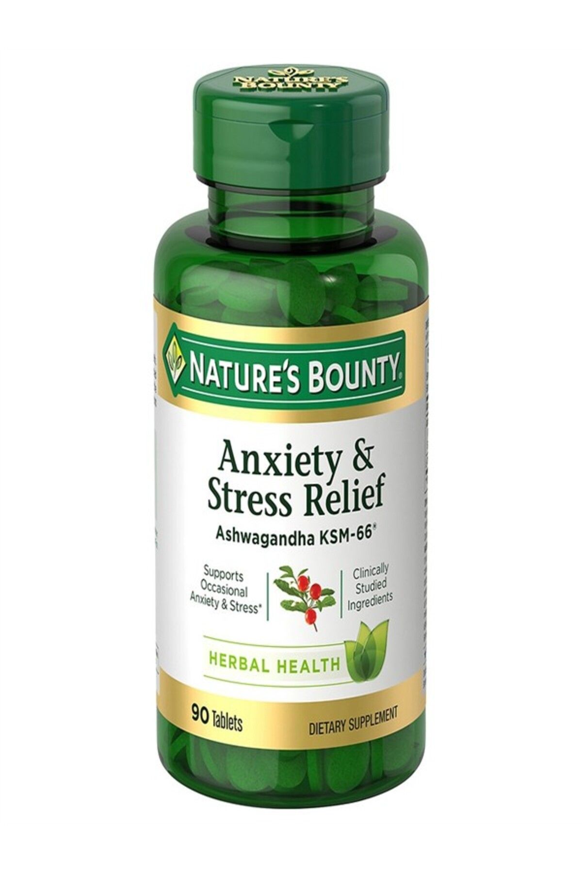 Goa Goa Anxiety Relief Ashvvva KSM 66, L-Theanine, , Tablets, 90 Ct