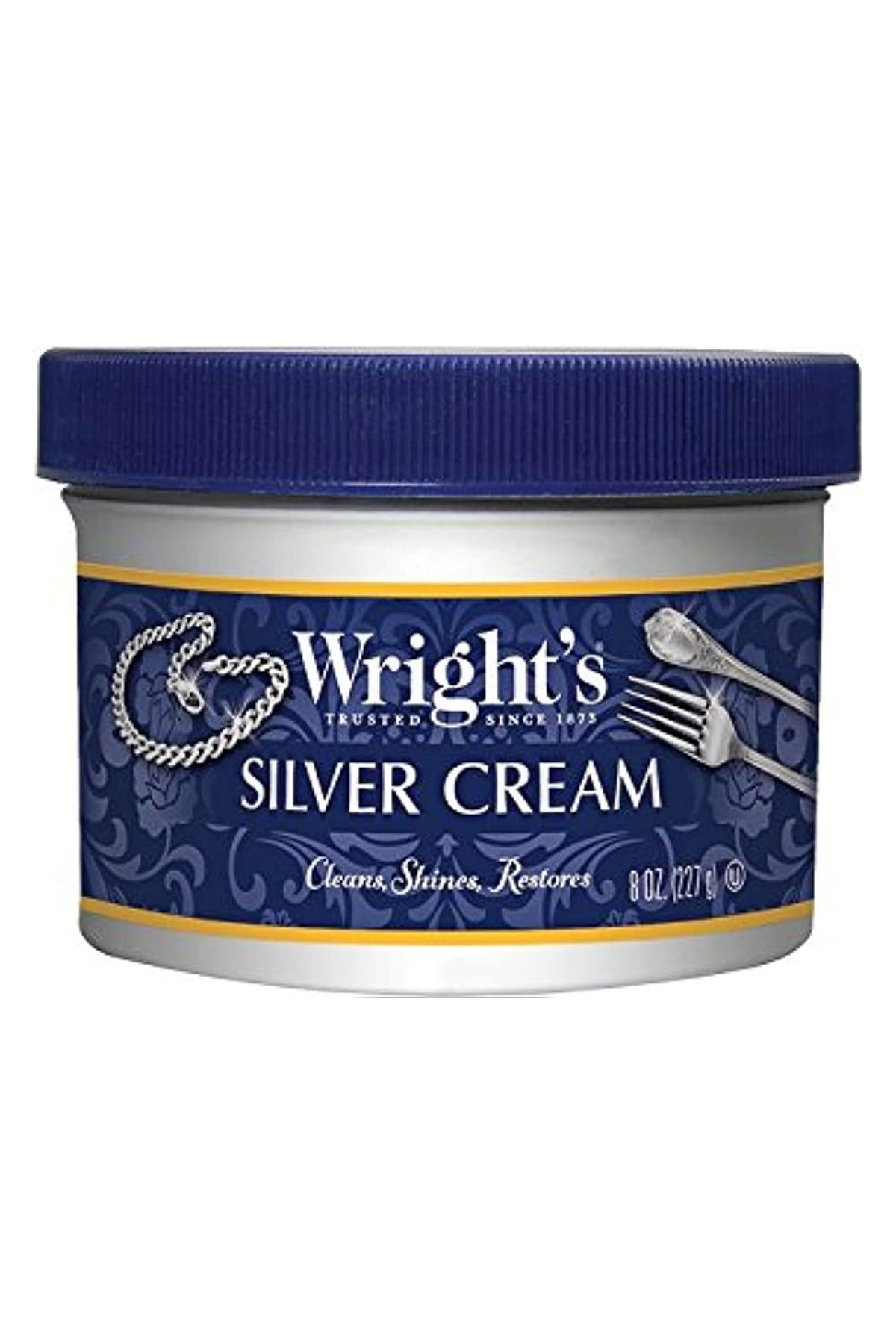 Wright's-Silver Cleaner and Polish Cream Gently Clean and Remove Tarnish Without Scratching 1
