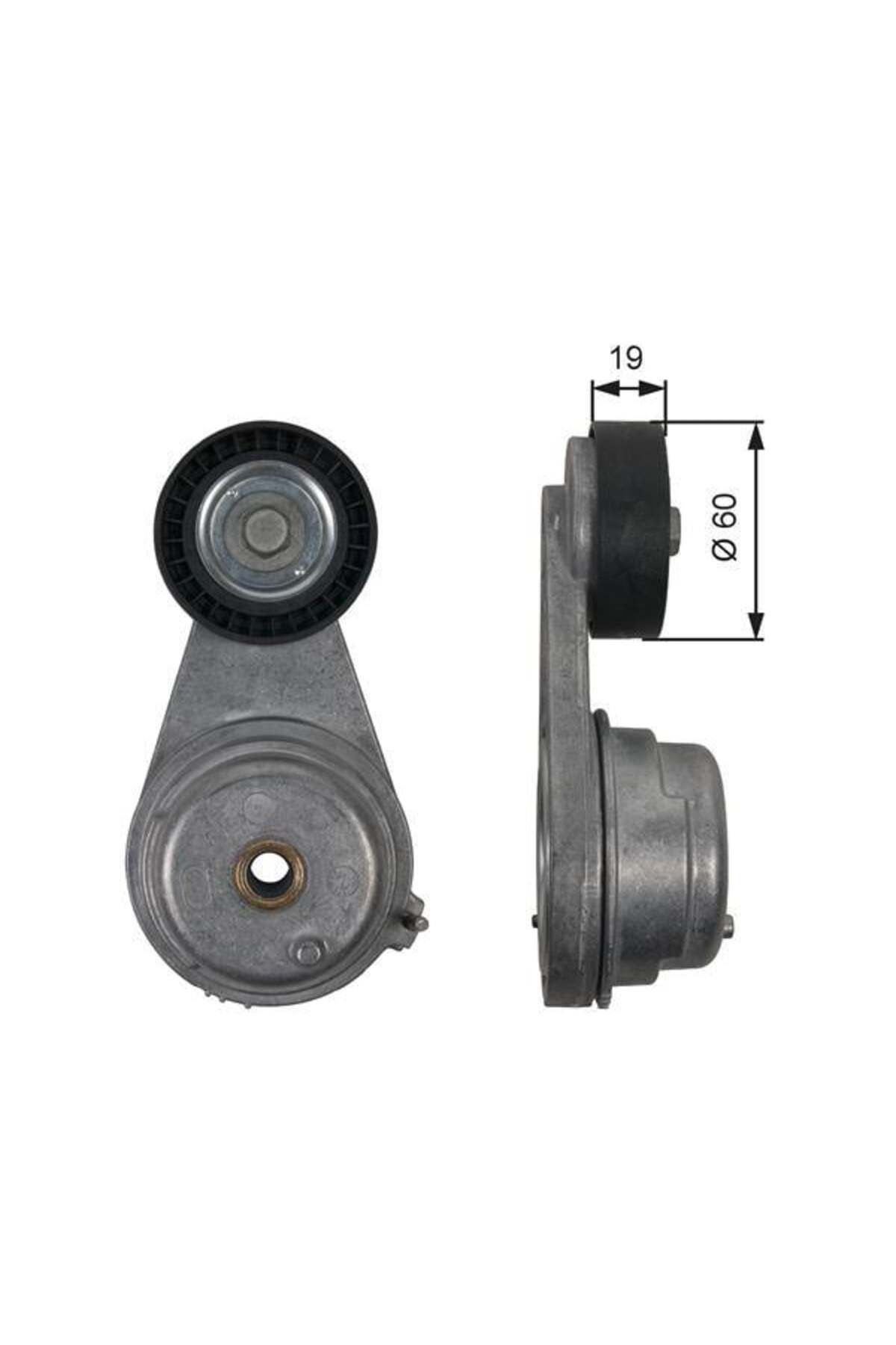 GATES KAYIS GERGI RULMANI SMART FORTWO Coupe 451 07 KUTUKLU
