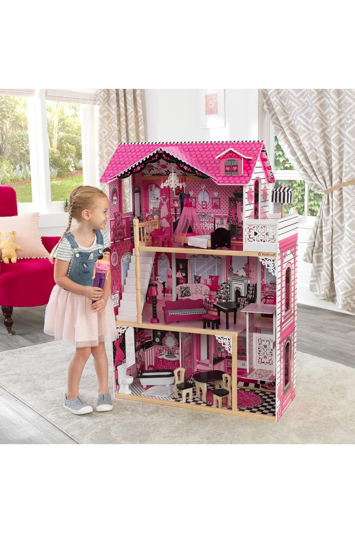 KIDKRAFT-Amelia Dollhouse by KidKraft 3