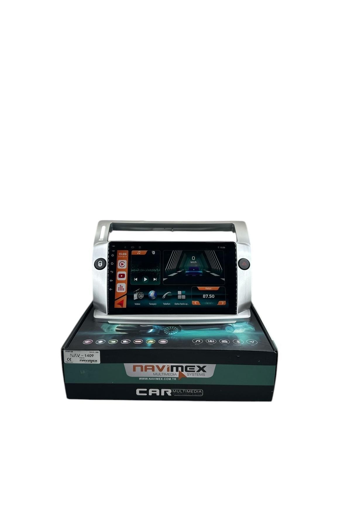 Navimex CİTROEN C4 2004-2009 NAVİMEX 8-128 (FANLI) PROFESYONEL OEM MULTİMEDİA