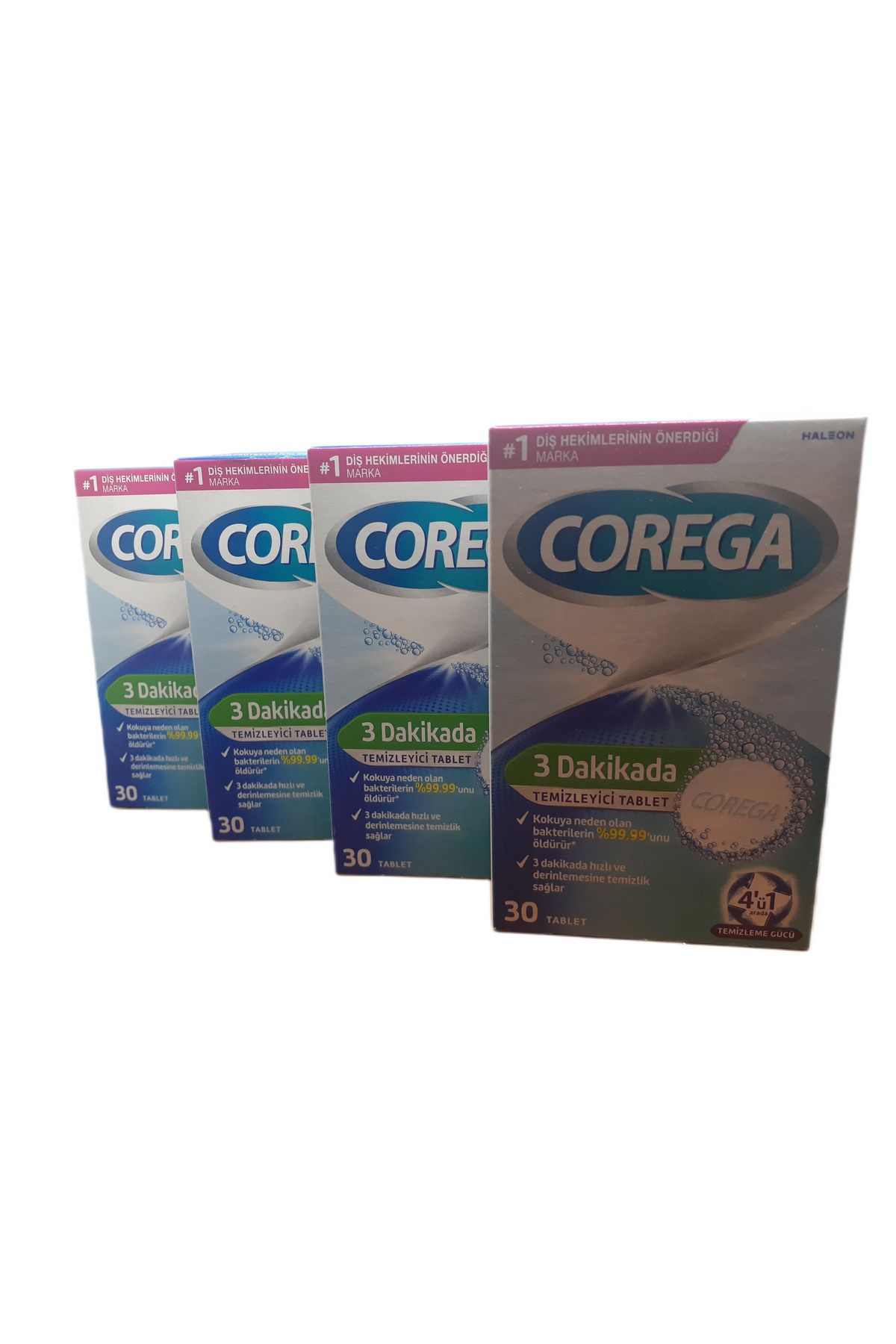 Corega Diş Protez Temizleyici 30 Tablet X 4 Adet