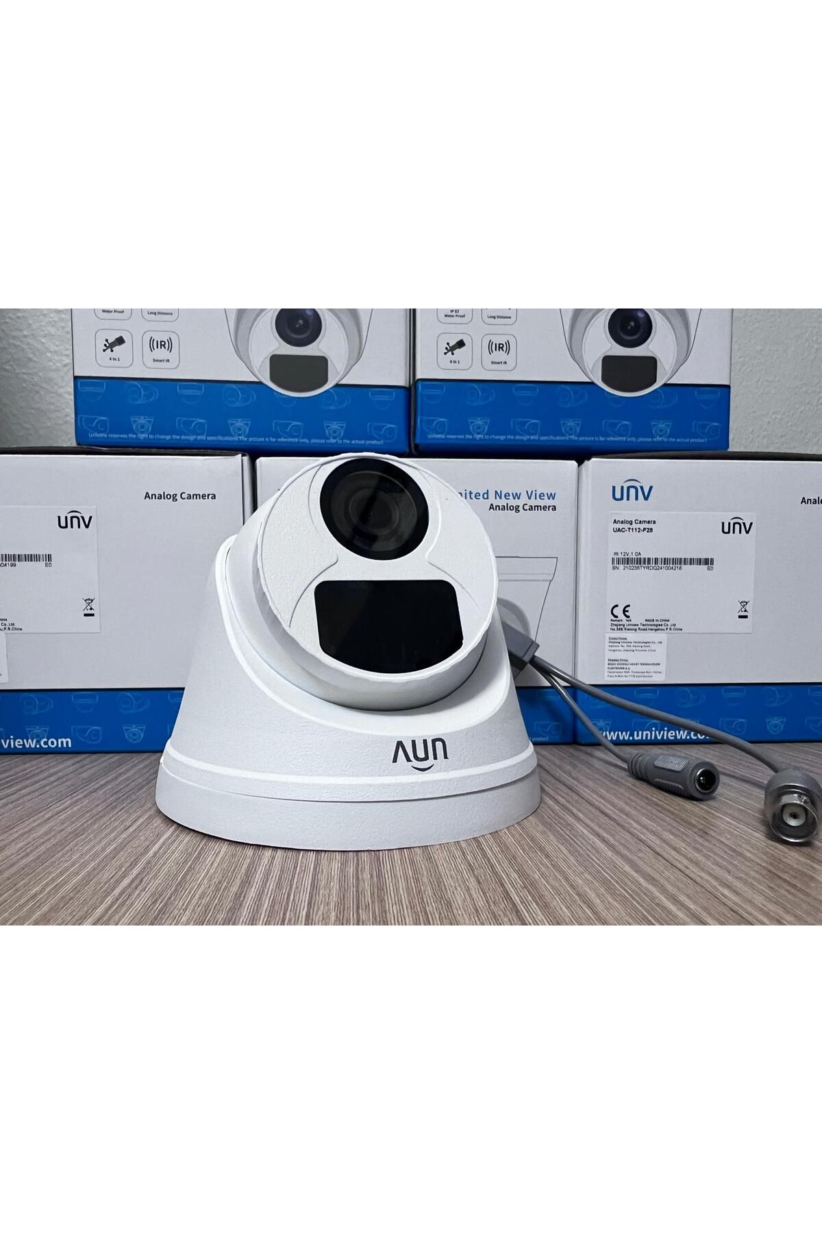UNV (bivopazar) 2MP Güvenlik Kamerası UNV UAC-T112-F28 Analog Güvenlik Kamerası Dome
