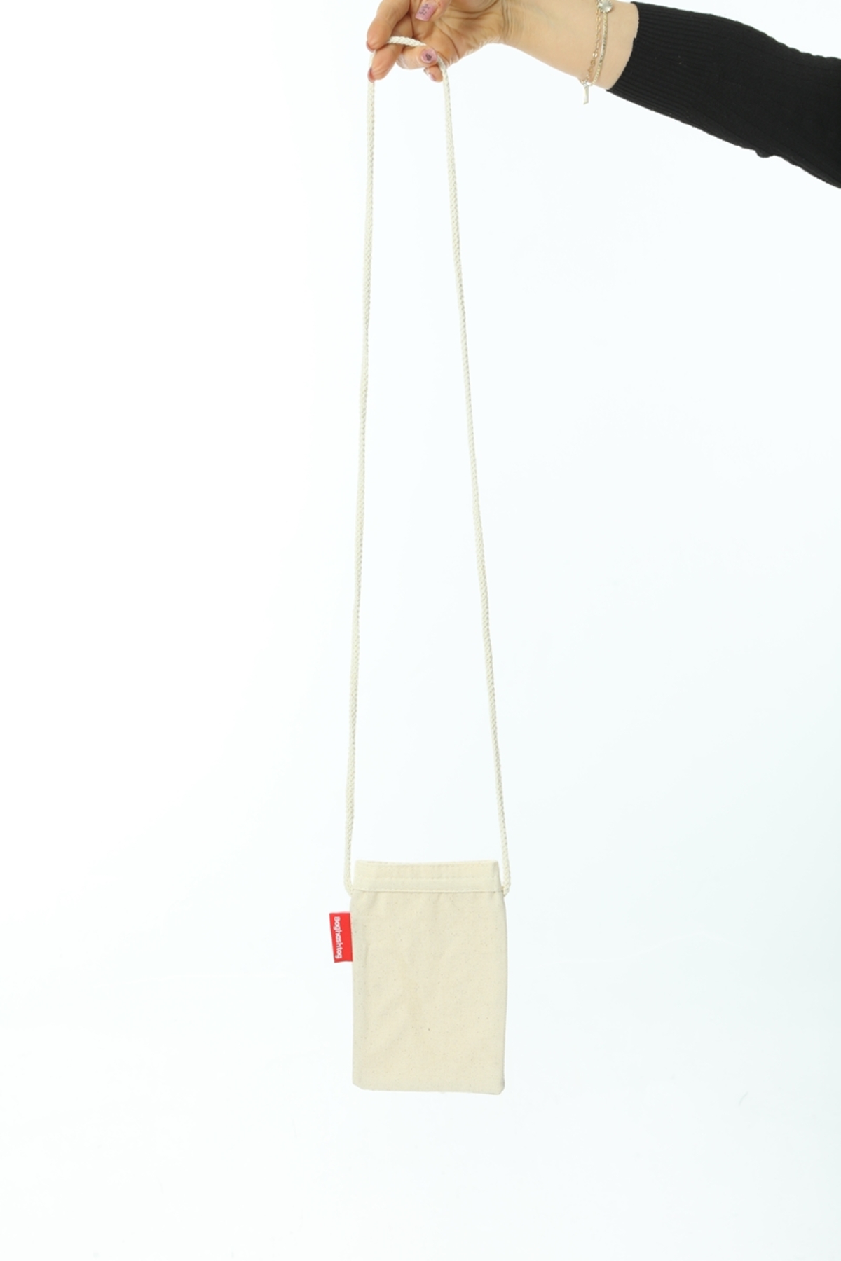 Baghashtag  Baskısız Kanvas Telefon Çantası - Görsel 3