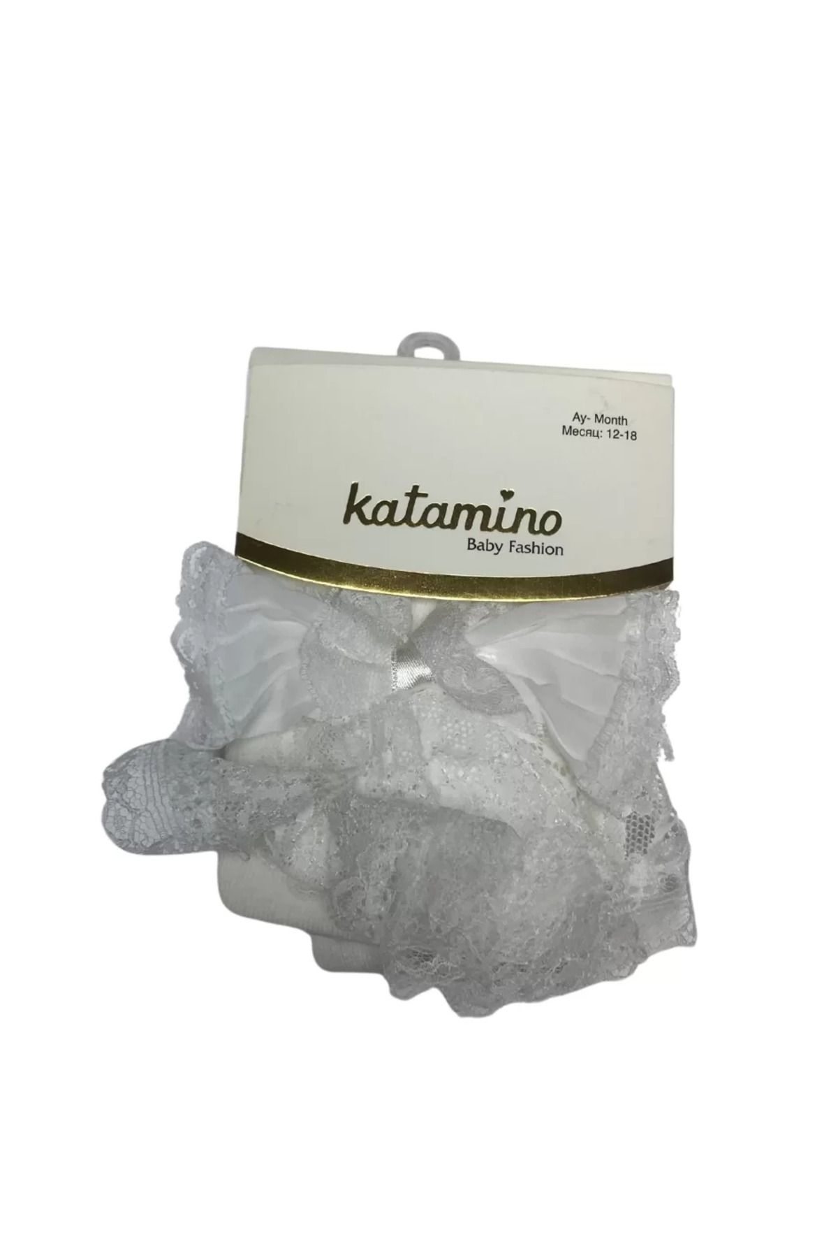 RUBY BOUTİQUE Katamino Malina Popo Aks. Kız Bebek Külotlu Çorap K31070 Asorti