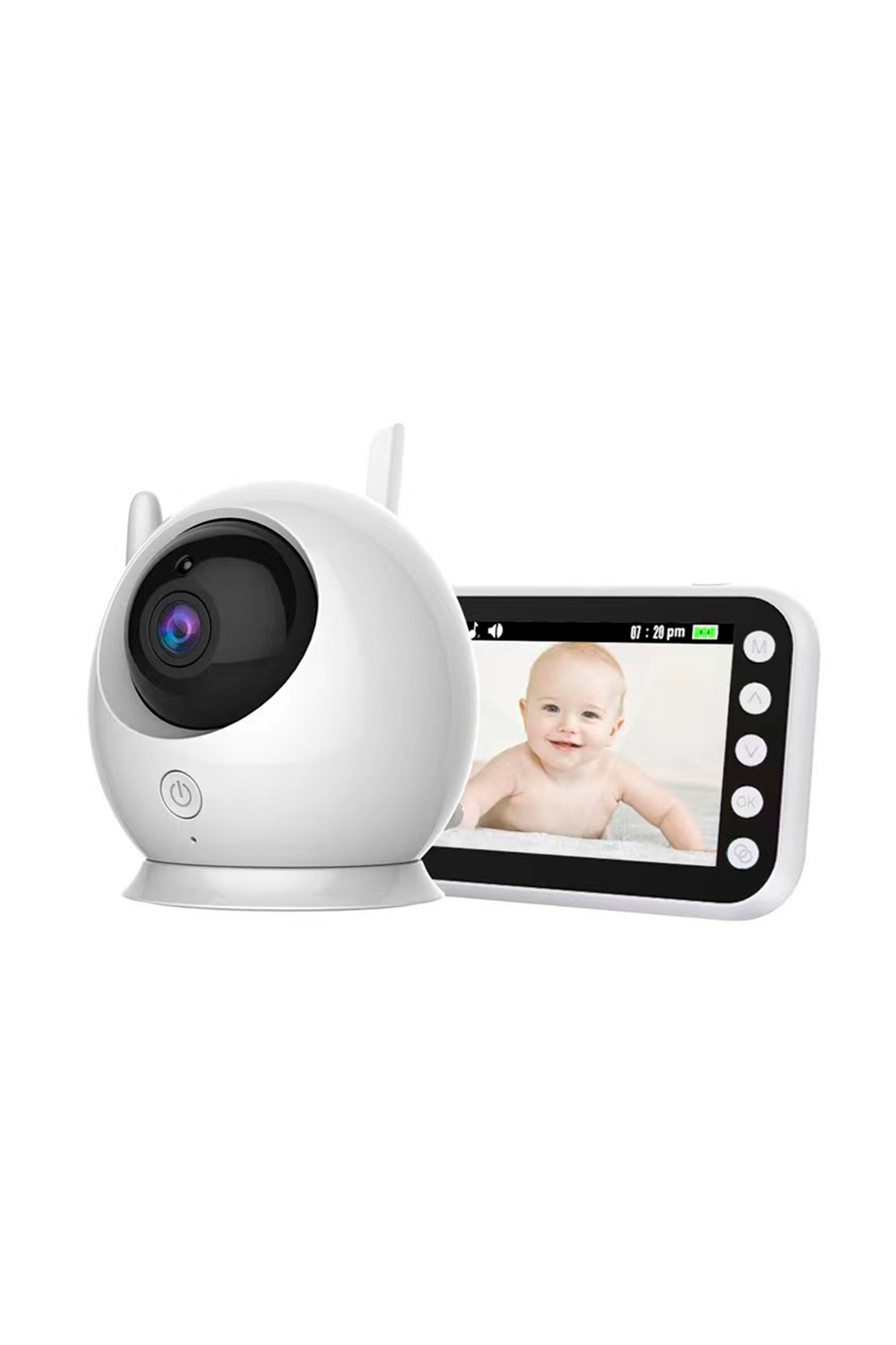 Blic Blm-34 4.3” Ekranlı Kablosuz Ip Bebek Kamerası - Gece Görüşü, Iki Yönlü Ses, Lullaby, Sıcaklık fotoğrafı 5 (önizleme)