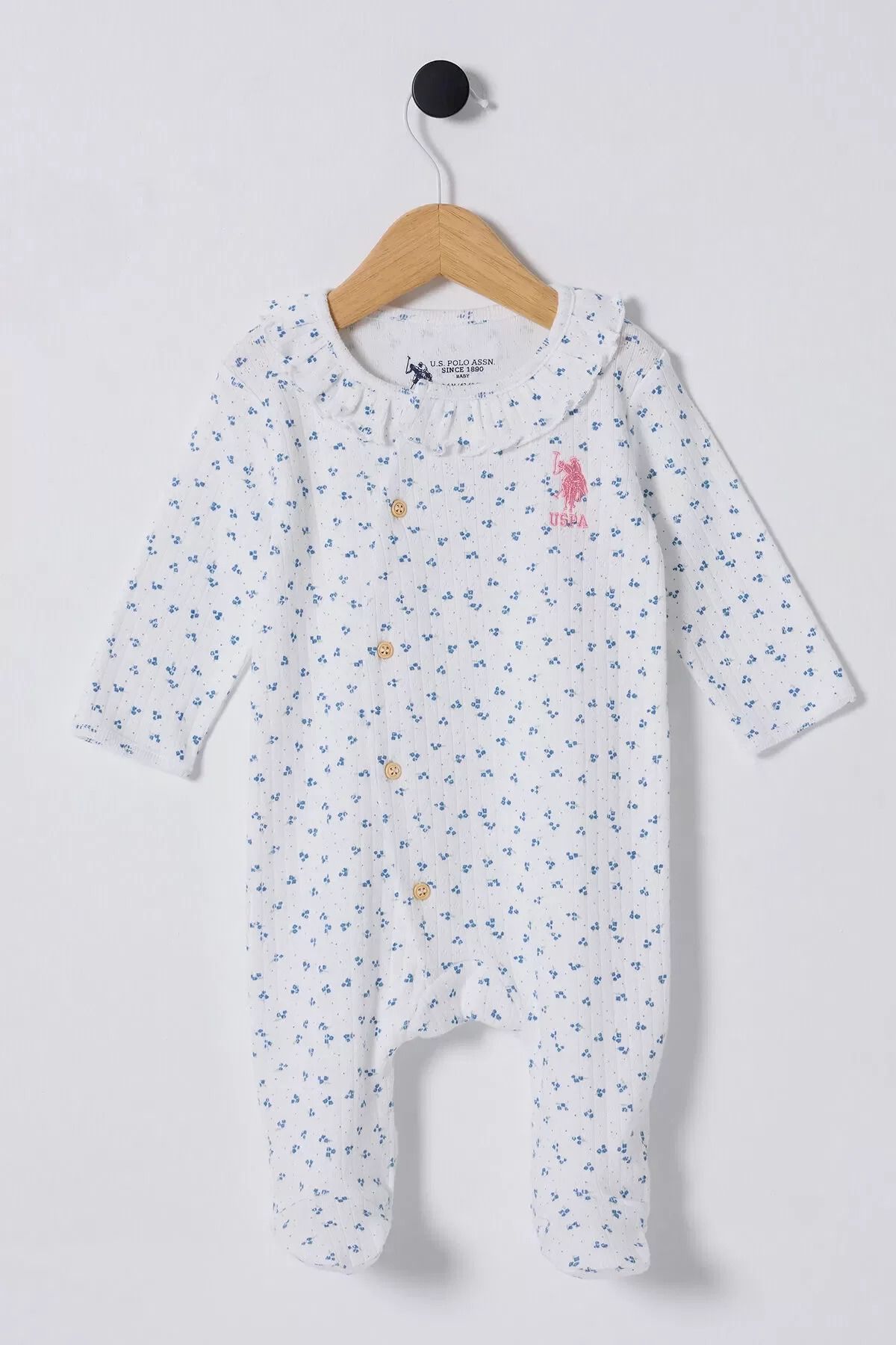 dalinda U.s Polo Bebek Tulum Usb2435 Beyaz-mavi