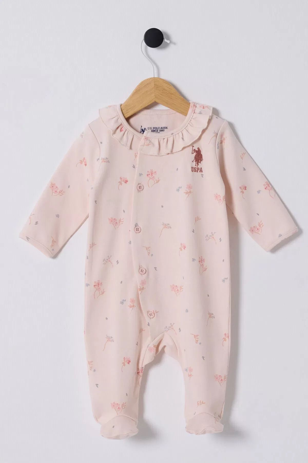 dalinda U.s Polo Bebek Tulum Usb2355 Toz Pembe