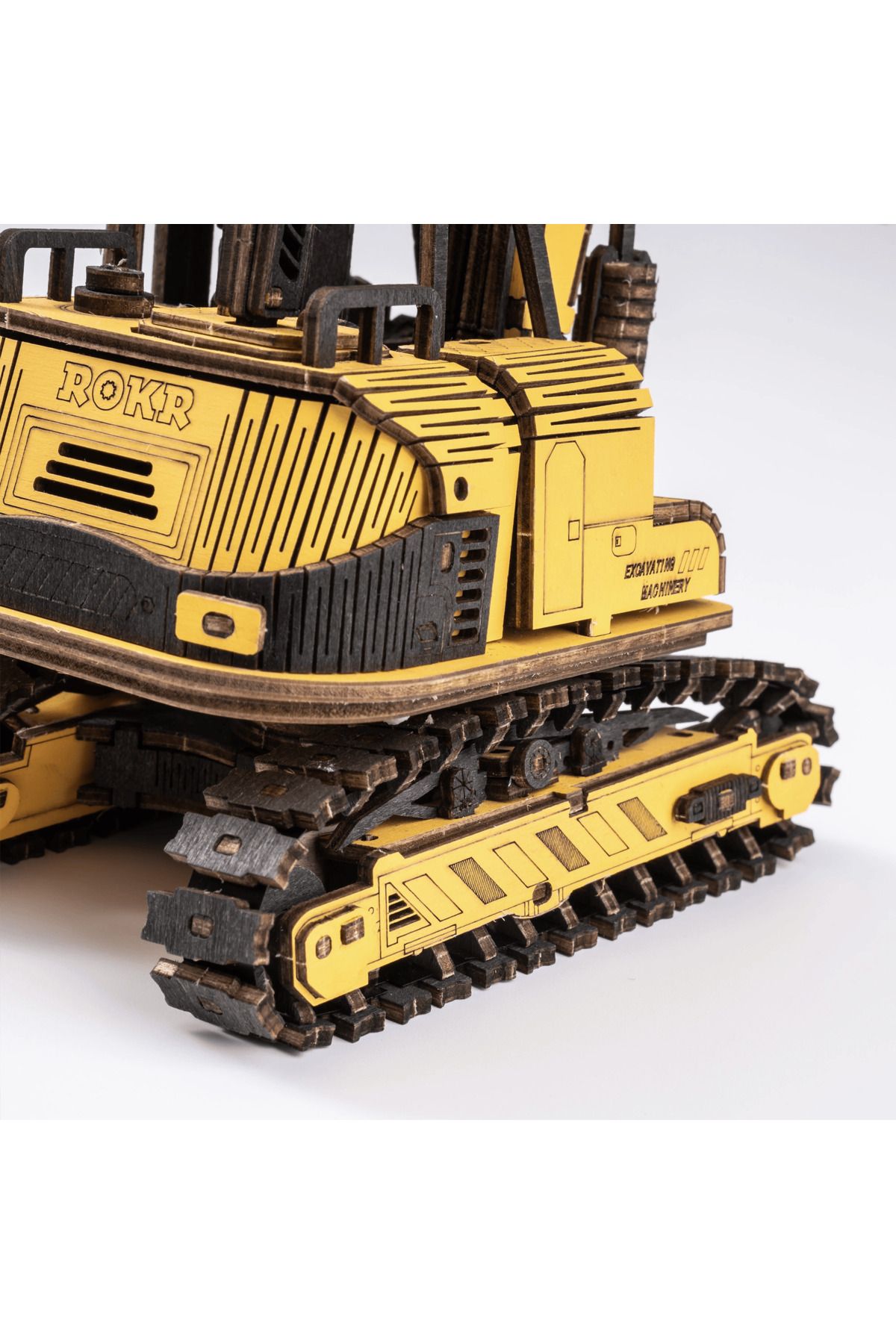 ROKR-Excavator Engineering Vehicle 3D Wooden Puzzle 4
